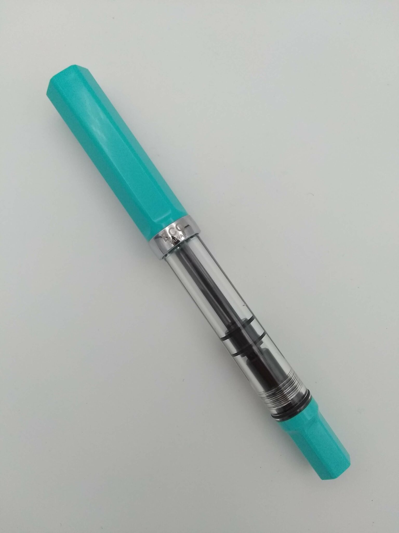 TWSBI Eco Turquoise Extra Fine Steel Nib Pen Realm