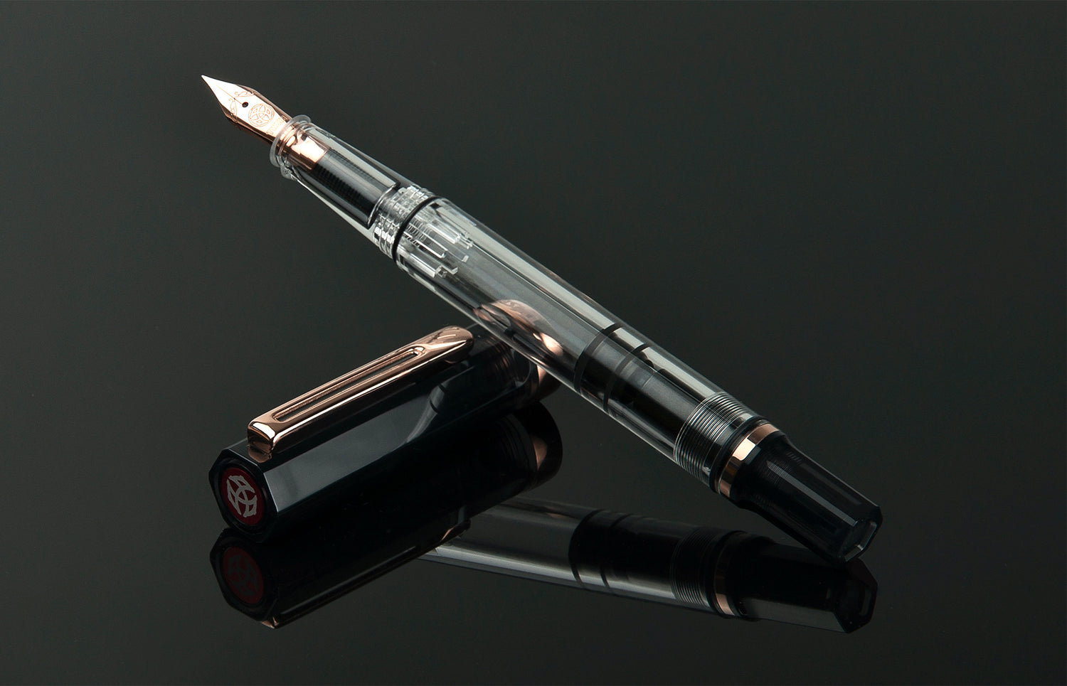 TWSBI ECO Smoke Rose Gold Fountain Pen
