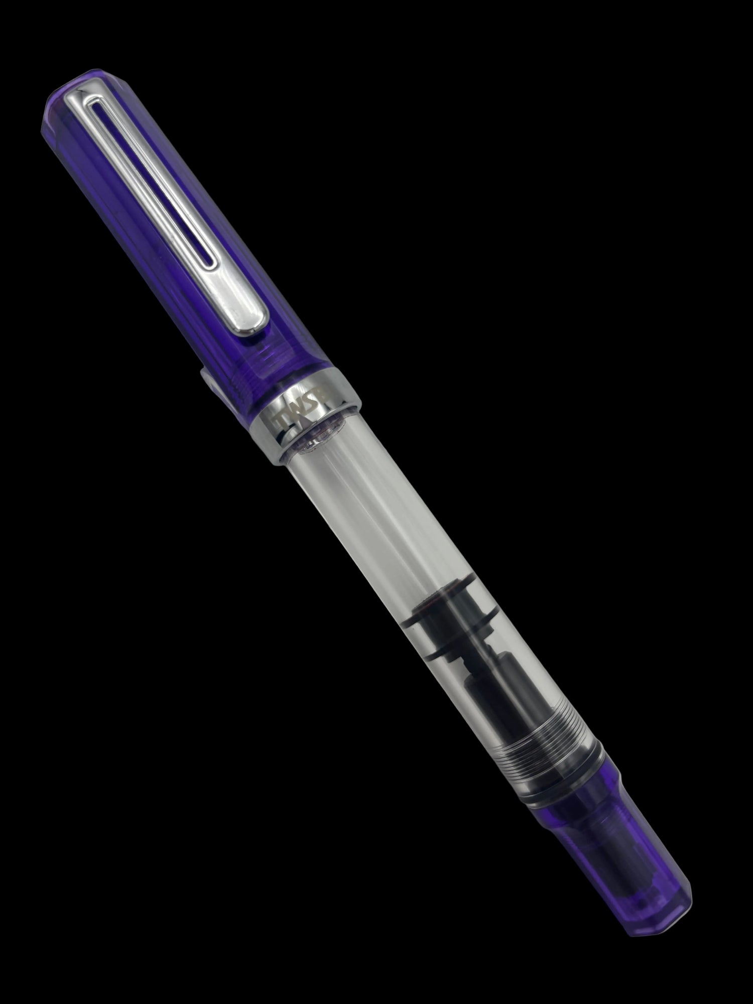 TWSBI ECO Transparent Purple - 1.1 Stub Steel Nib