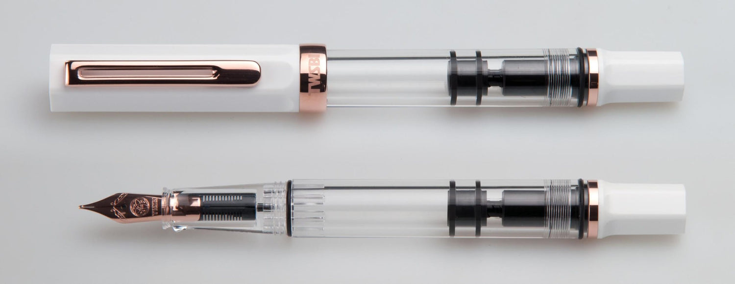 TWSBI ECO White Rose Gold Fountain Pen