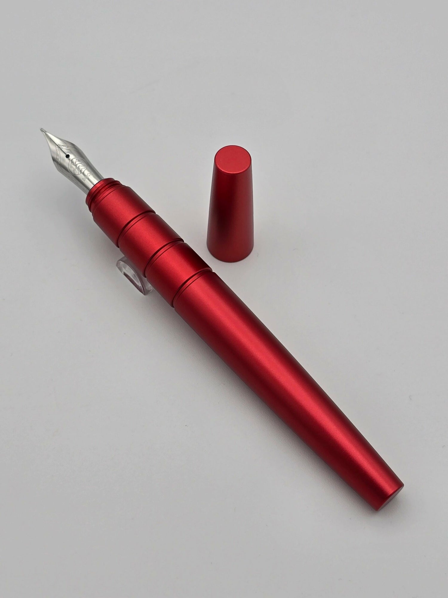 Namisu Orion Red - Medium Steel Nib