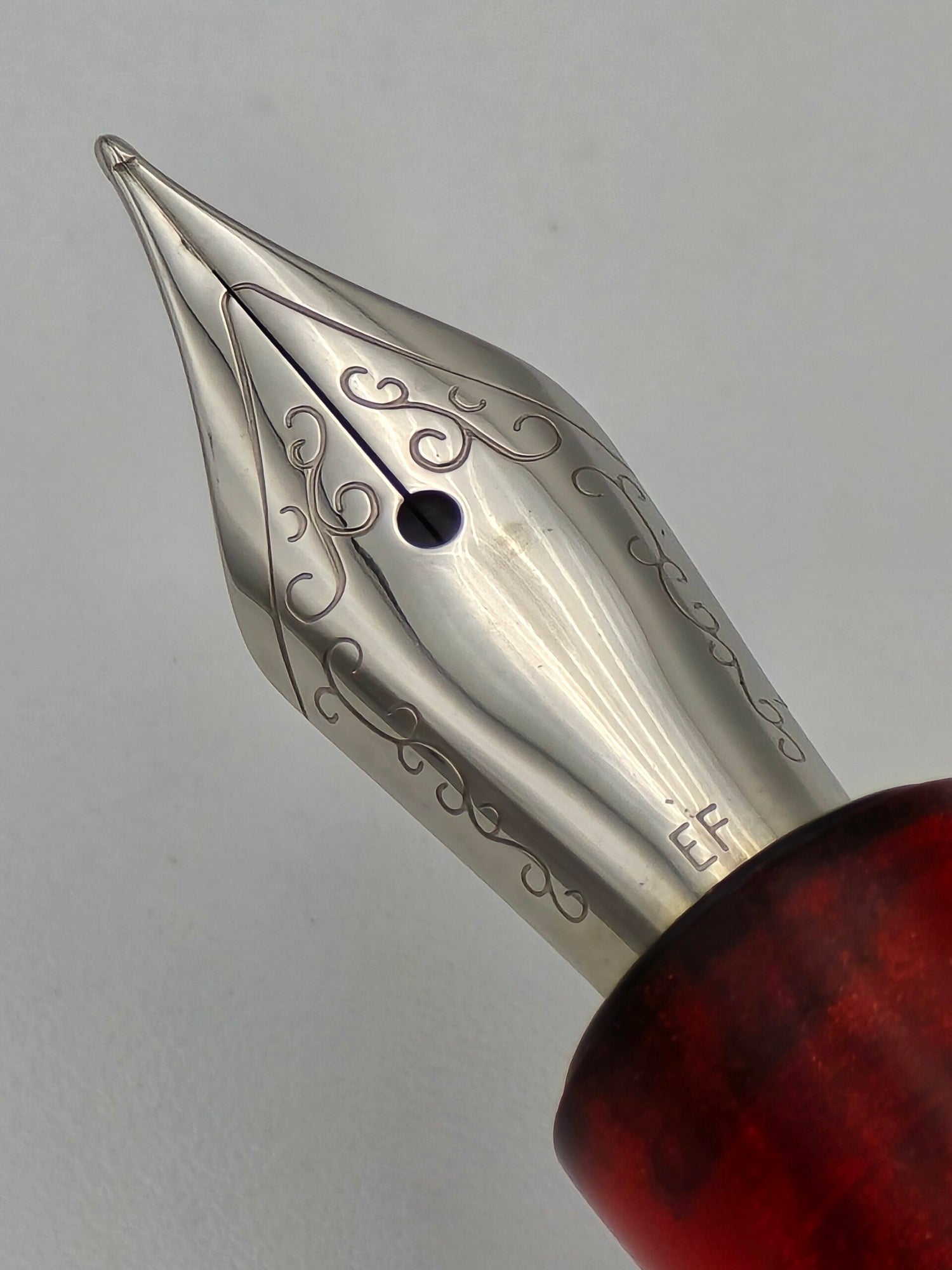 PSP Prototype Red - Extra Fine Steel Nib