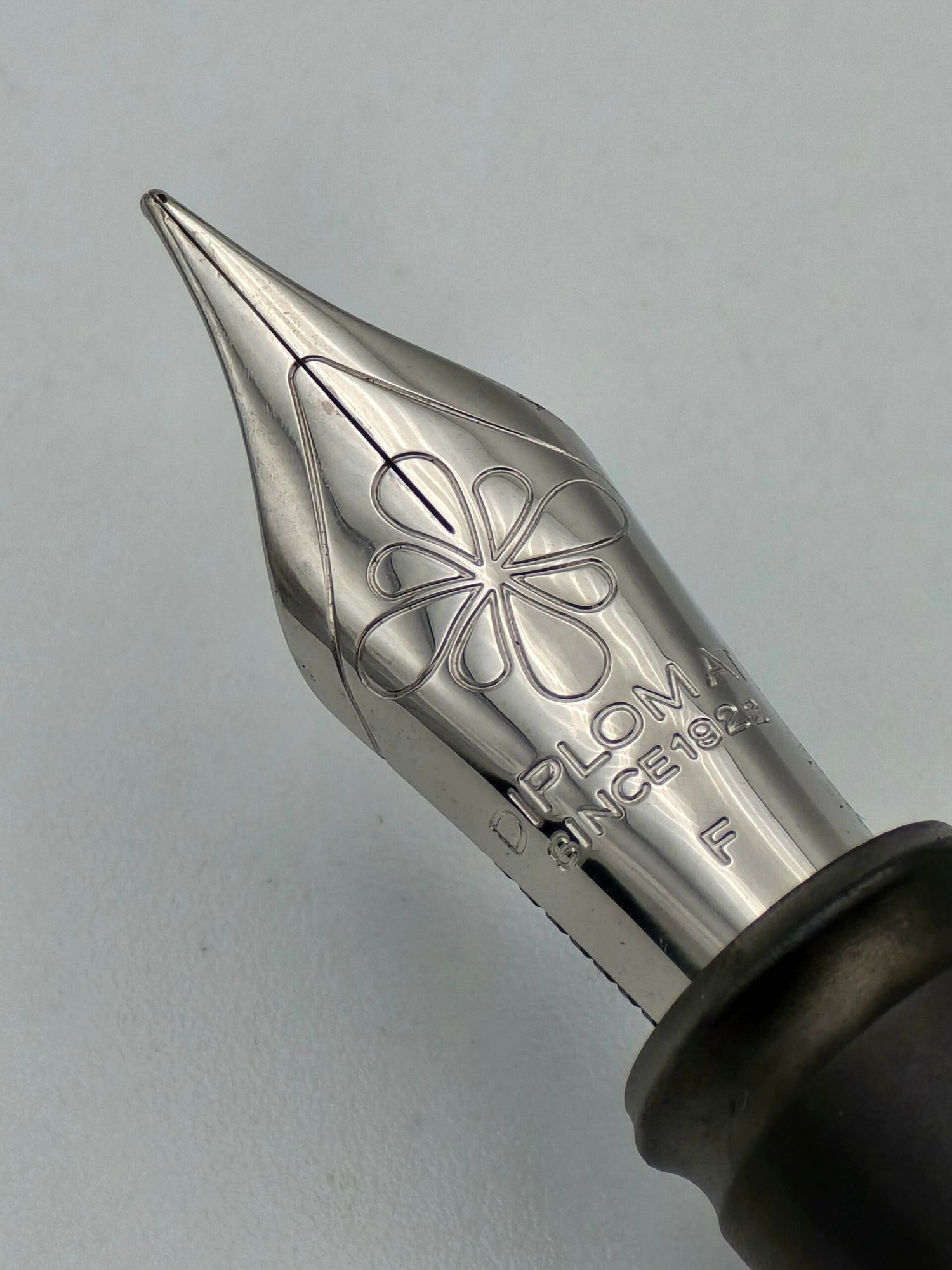 Diplomat Areo Grey - Fine Steel Nib