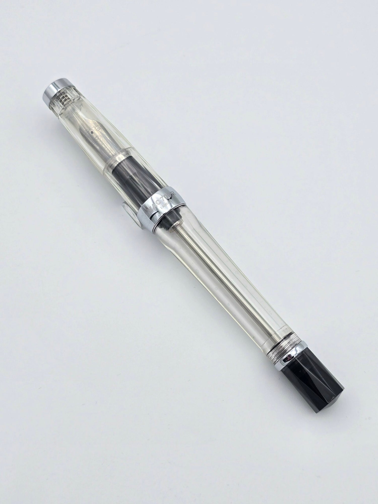TWSBI Vac700R Black - 1.1 Stub Steel Nib