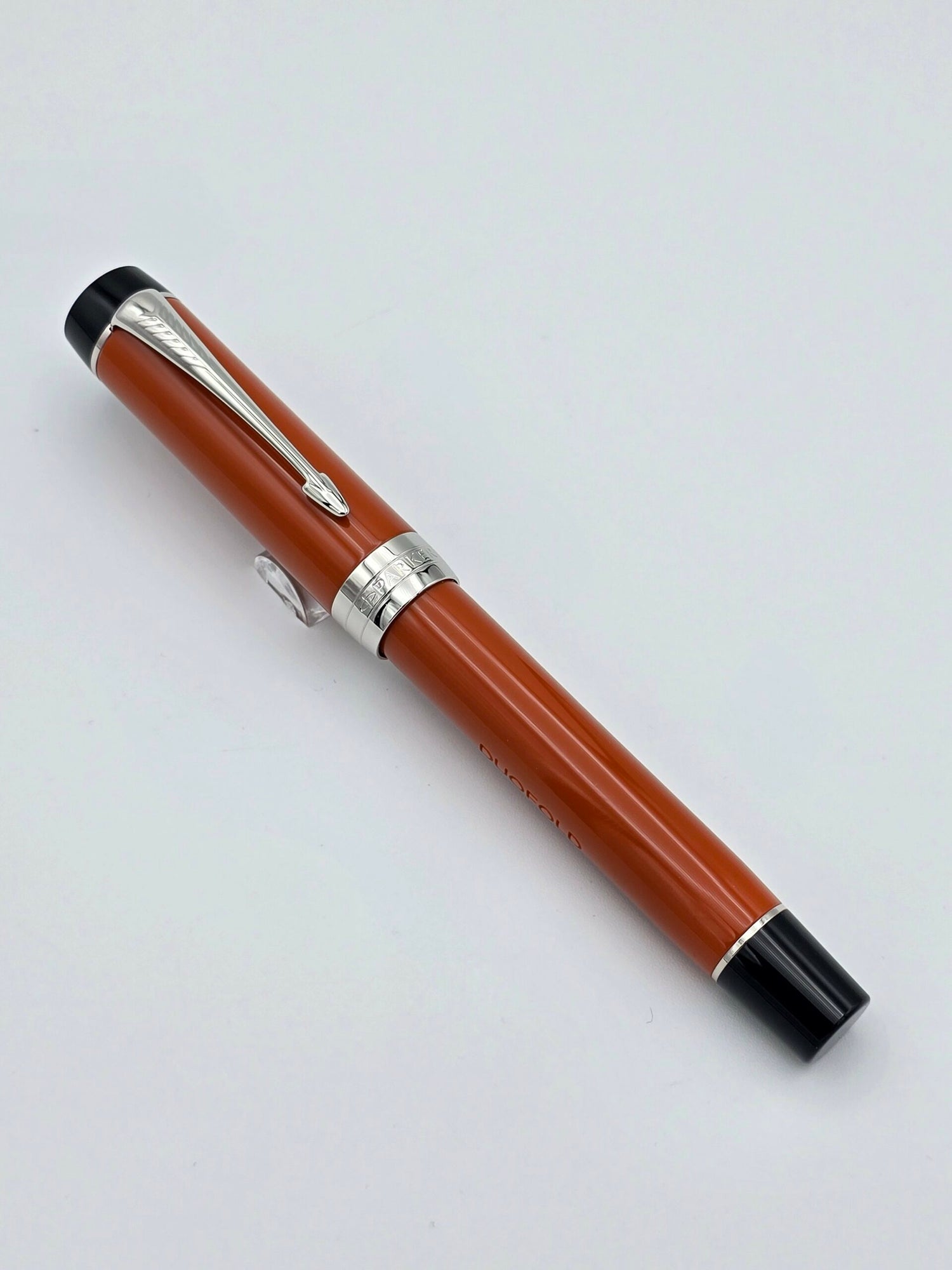 Parker Duofold Centennial Orange - 18k Medium Nib