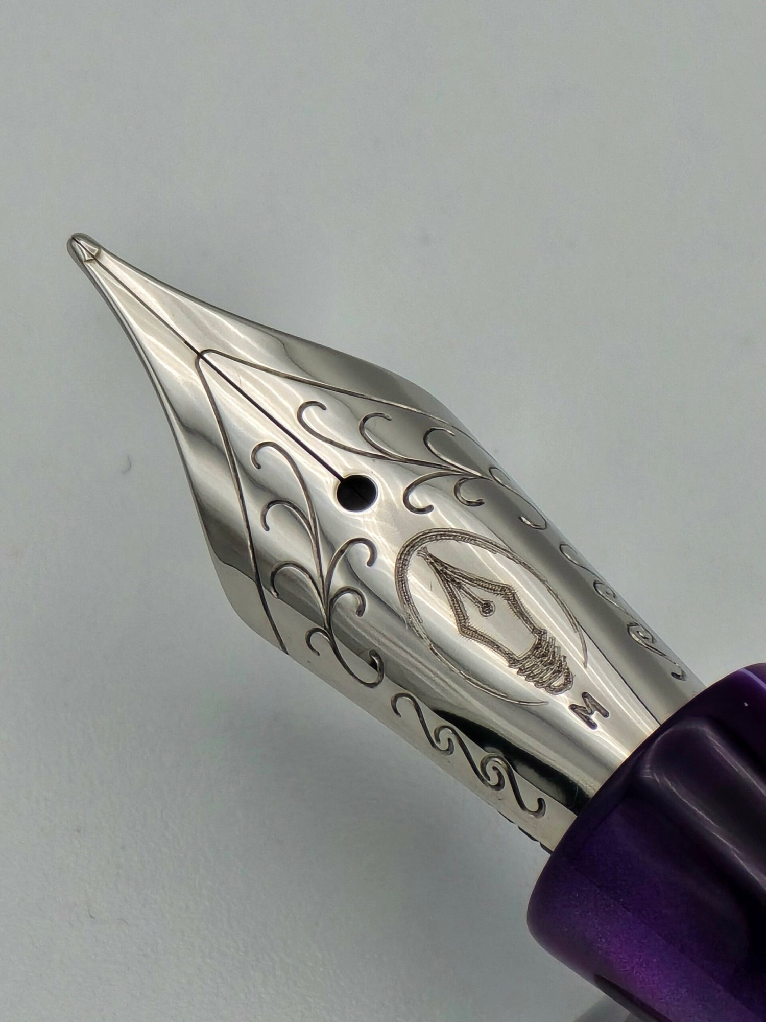 Edison Nouveau Premiere 2018 Spring Edition Purple Reign - Medium Steel Nib