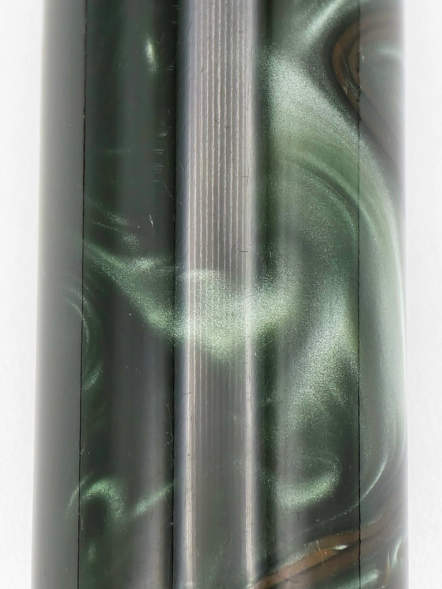 London Pen C14 Green Swirl - Fine Steel Nib