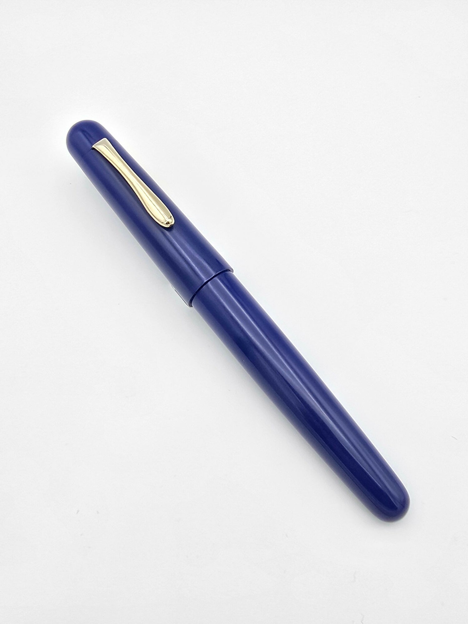 Ranga Bheem Blue Ebonite - Fine Steel Nib