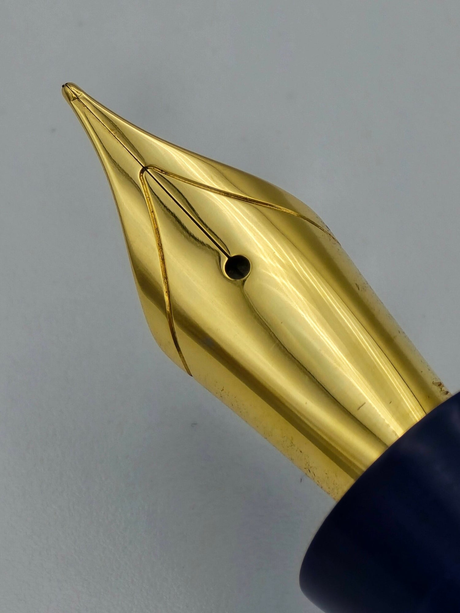 Ranga Bheem Blue Ebonite - Fine Steel Nib