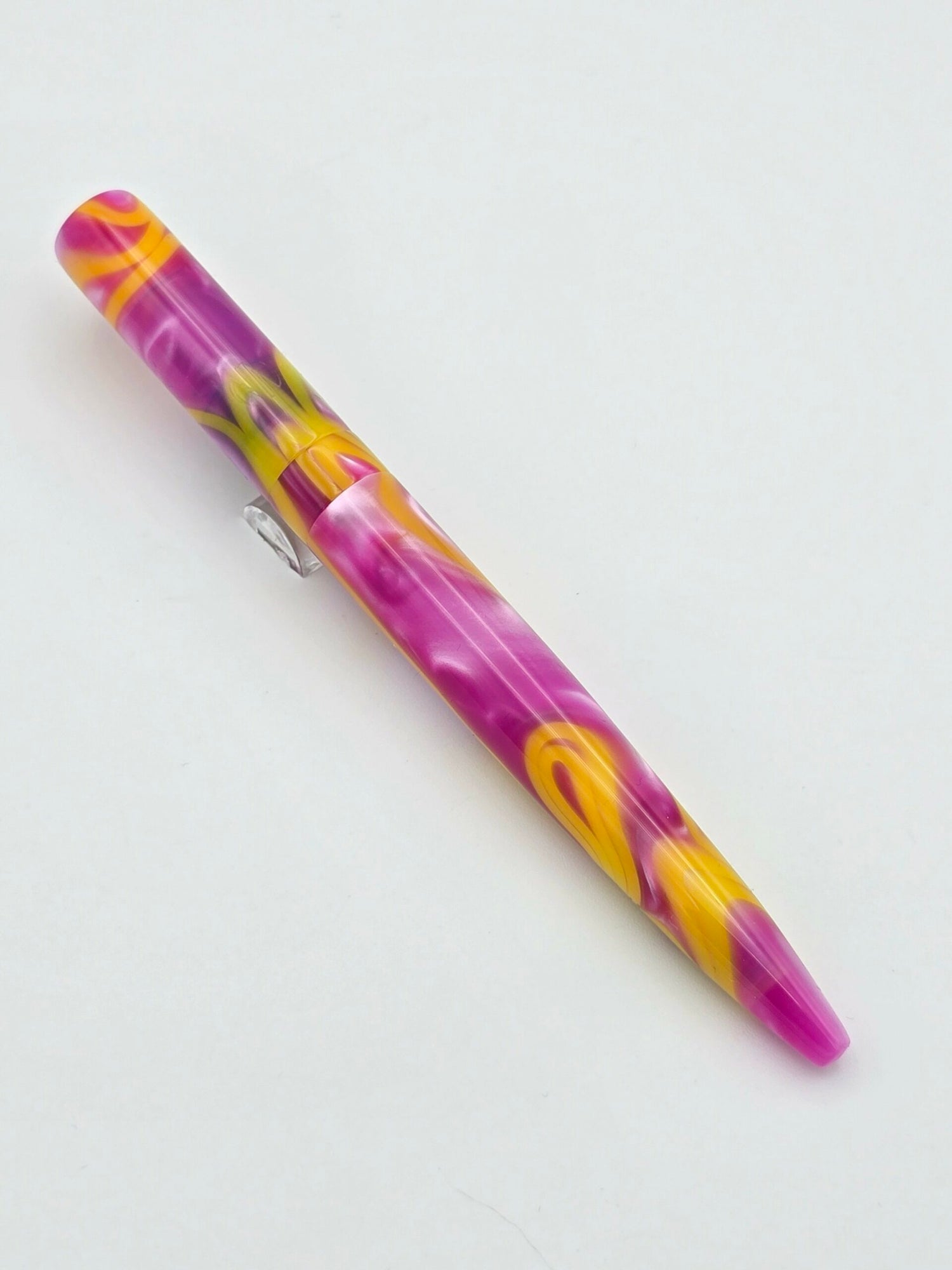 Newton Pens Preston Slim Pink & Yellow - Any Jowo 