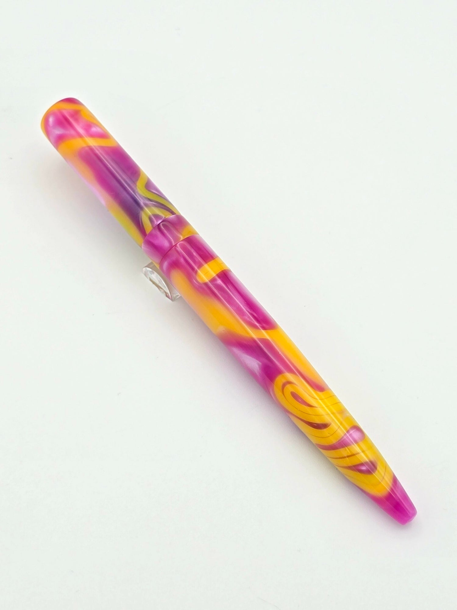 Newton Pens Preston Slim Pink & Yellow - Any Jowo 