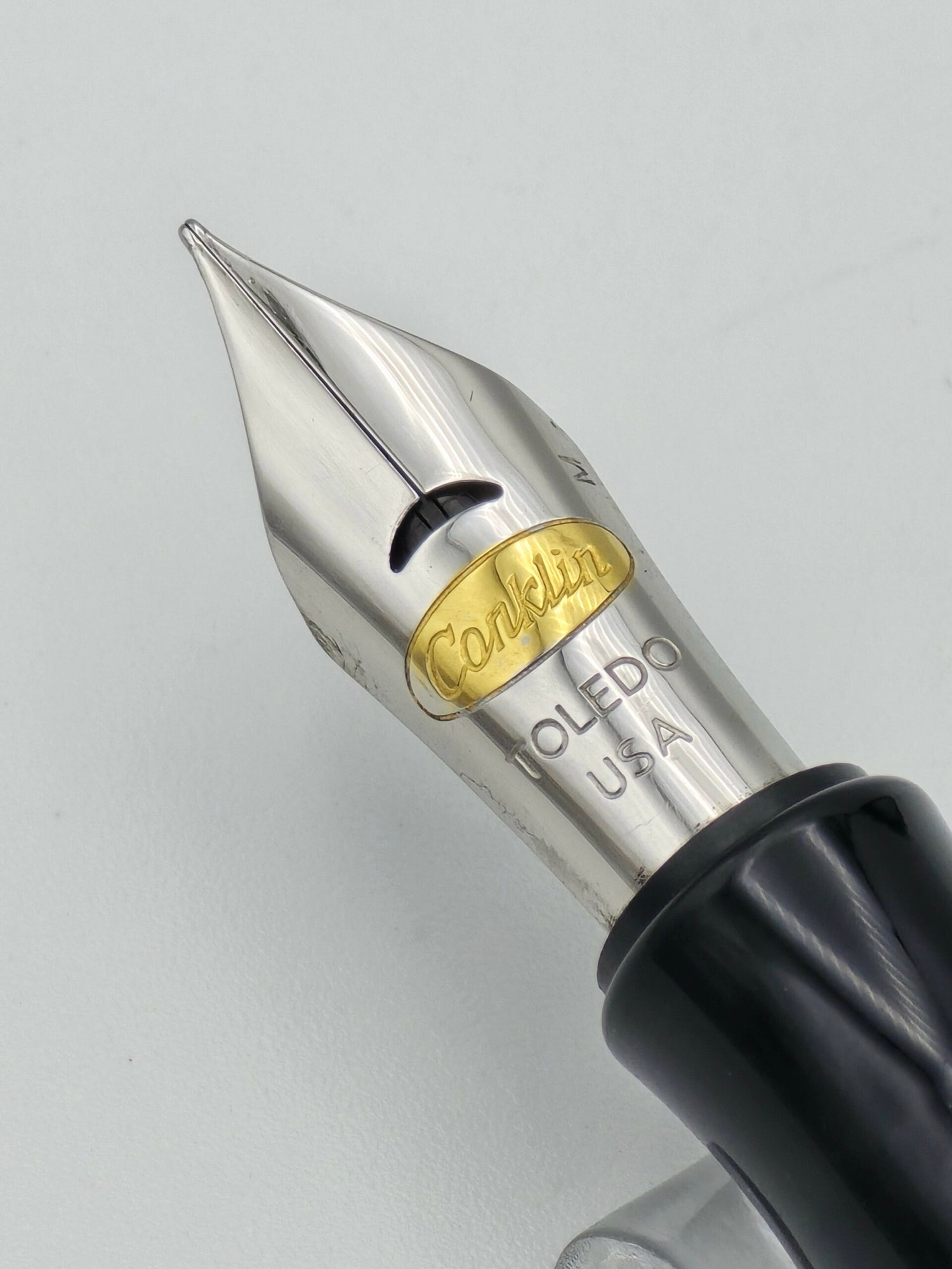 Conklin Duragraph Cracked Ice - Medium Steel Nib