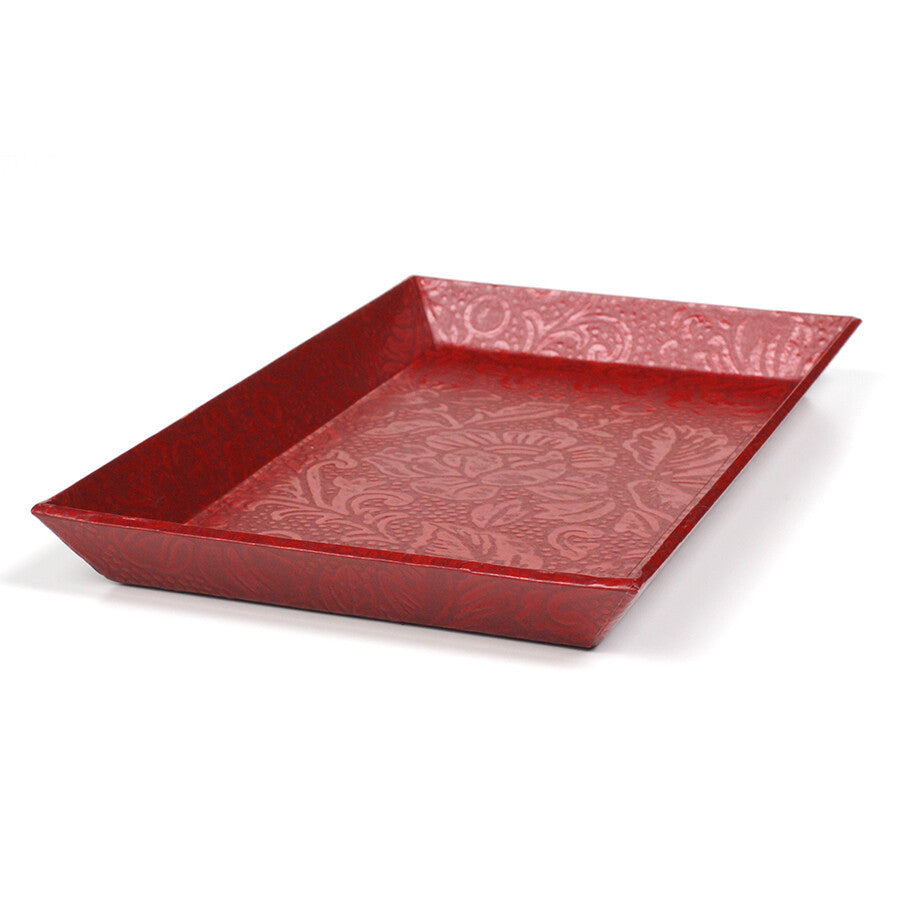 Taniguchi Shoyudo Co. Lacquer Paper Tray Red