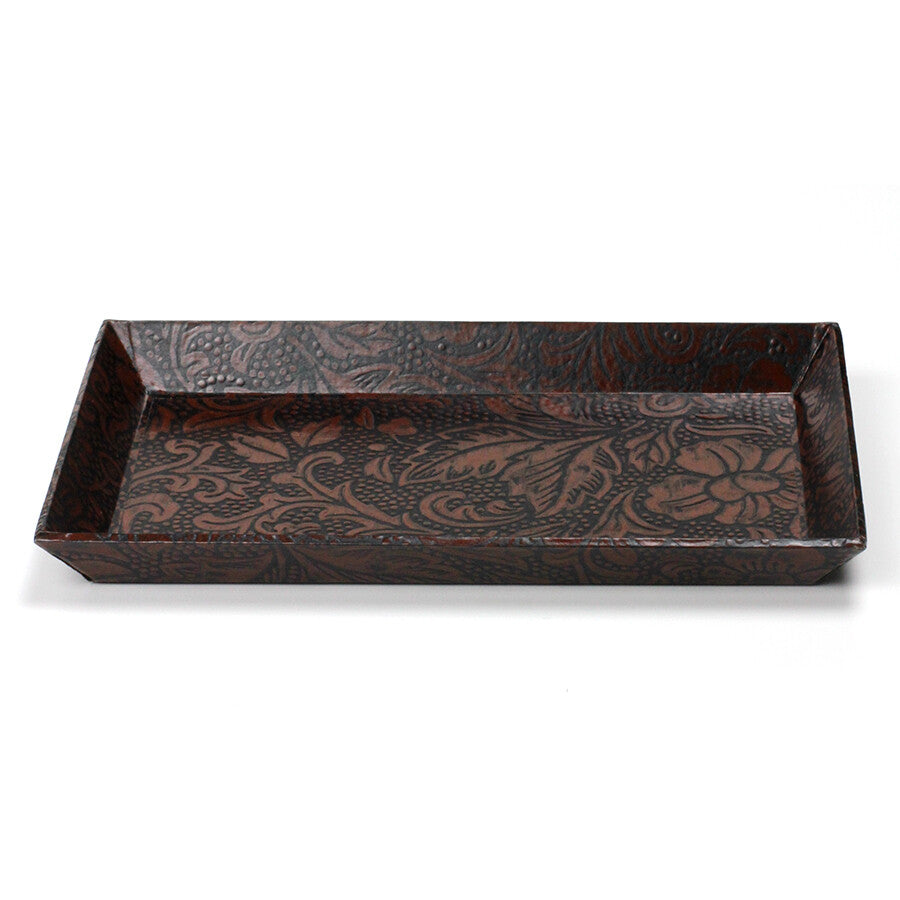 Taniguchi Shoyudo Co. Lacquer Paper Tray Brown