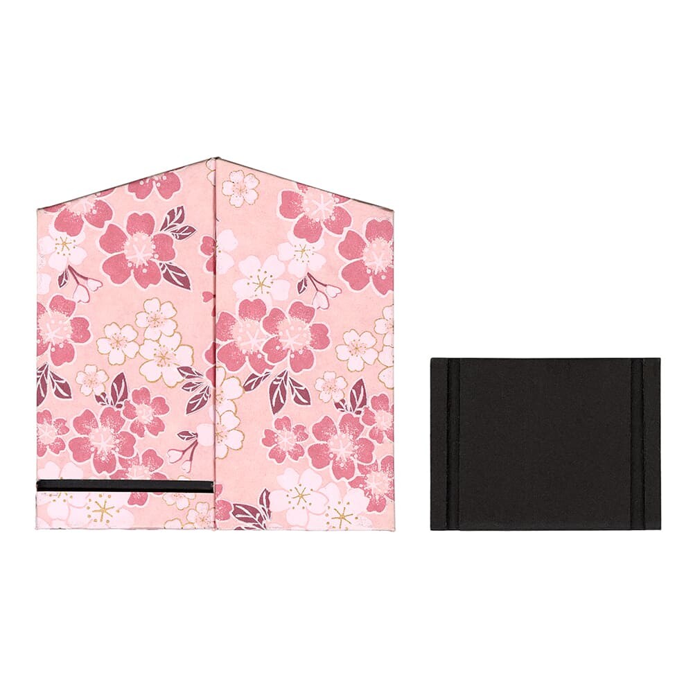 Taniguchi Shoyudo Co. Yuzen Washi Paper Foldable Accessory Case Full Bloom Cherry Blossom