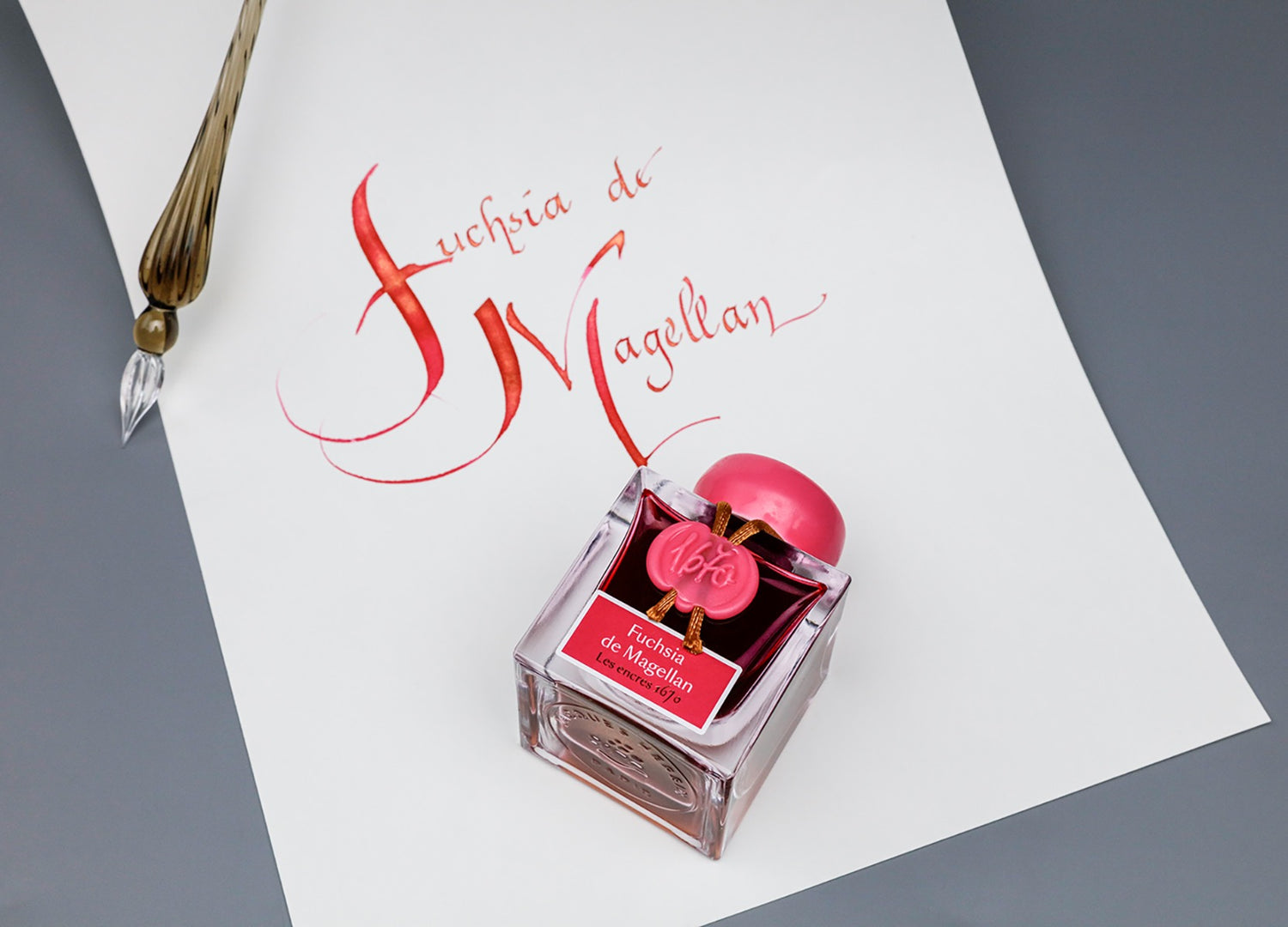 J Herbin 50ml "1670" Fuchsia de Magellan