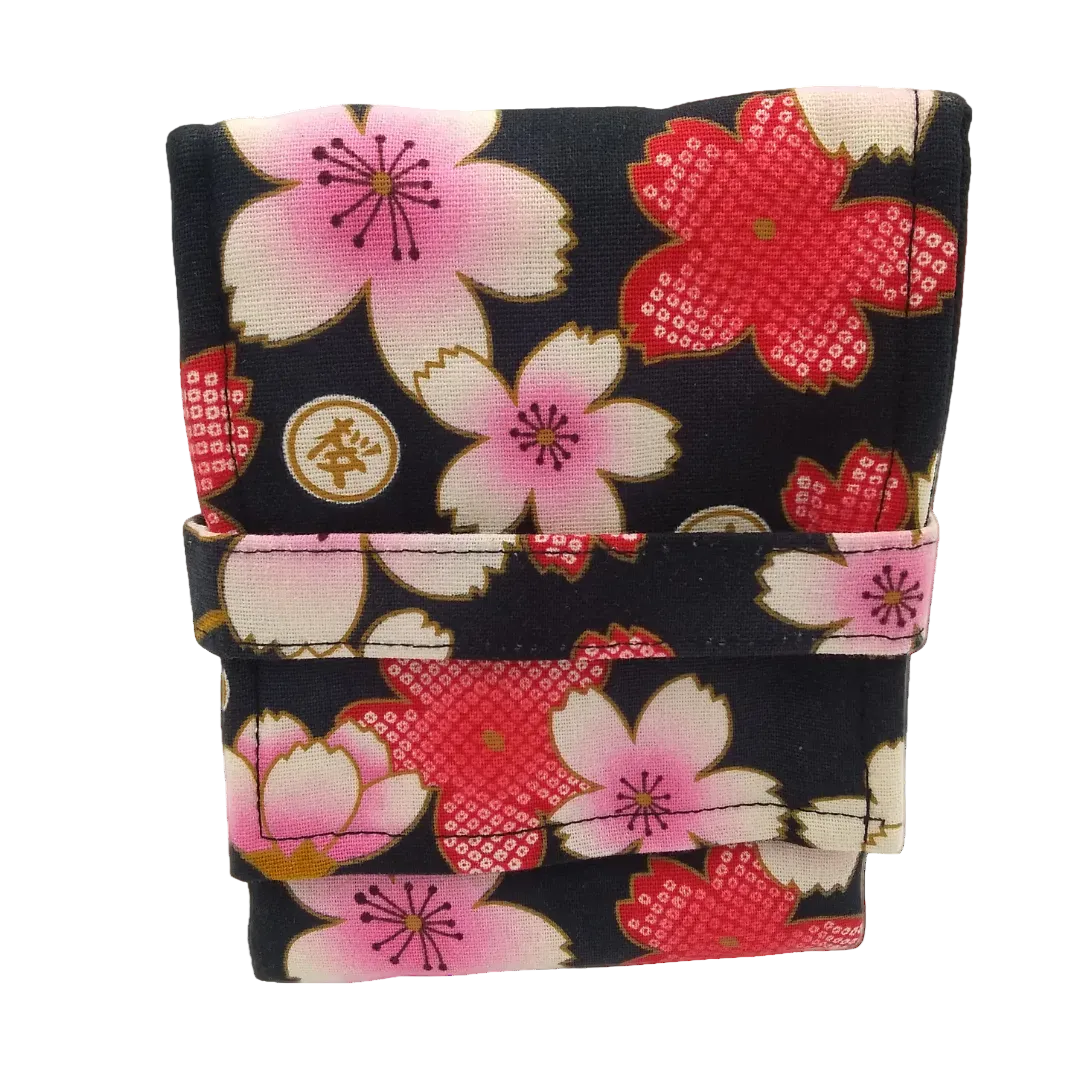 Japanese Cloth Pen Pouch - 4 Pen Slots