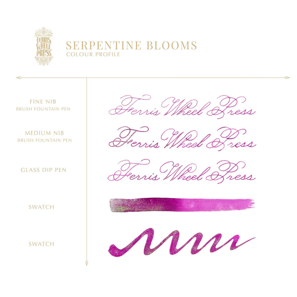 Ferris Wheel Press - Fete Chinoise Year of the Snake Special Edition | Serpentine Blooms