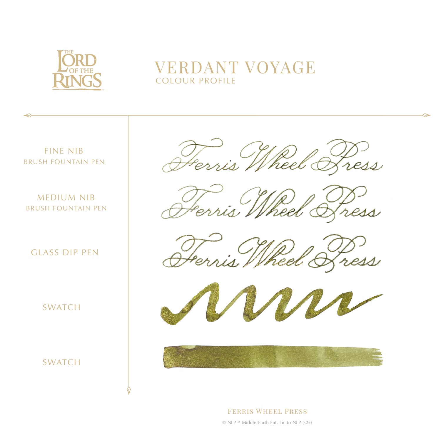 Ferris Wheel Press | Warner Bros | Lord of the Rings - Verdant Voyage