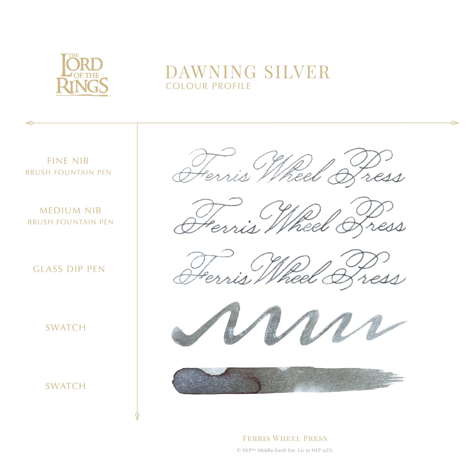 Ferris Wheel Press | Warner Bros | Lord of the Rings - Dawning Silver