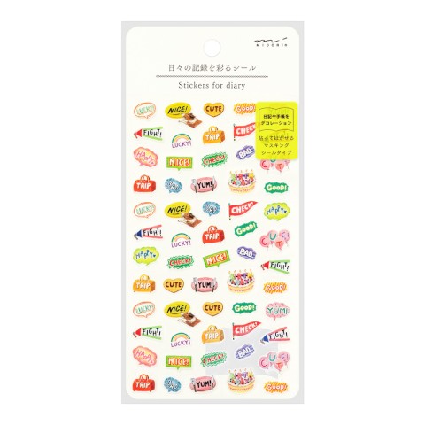 Midori Stickers for Diary
