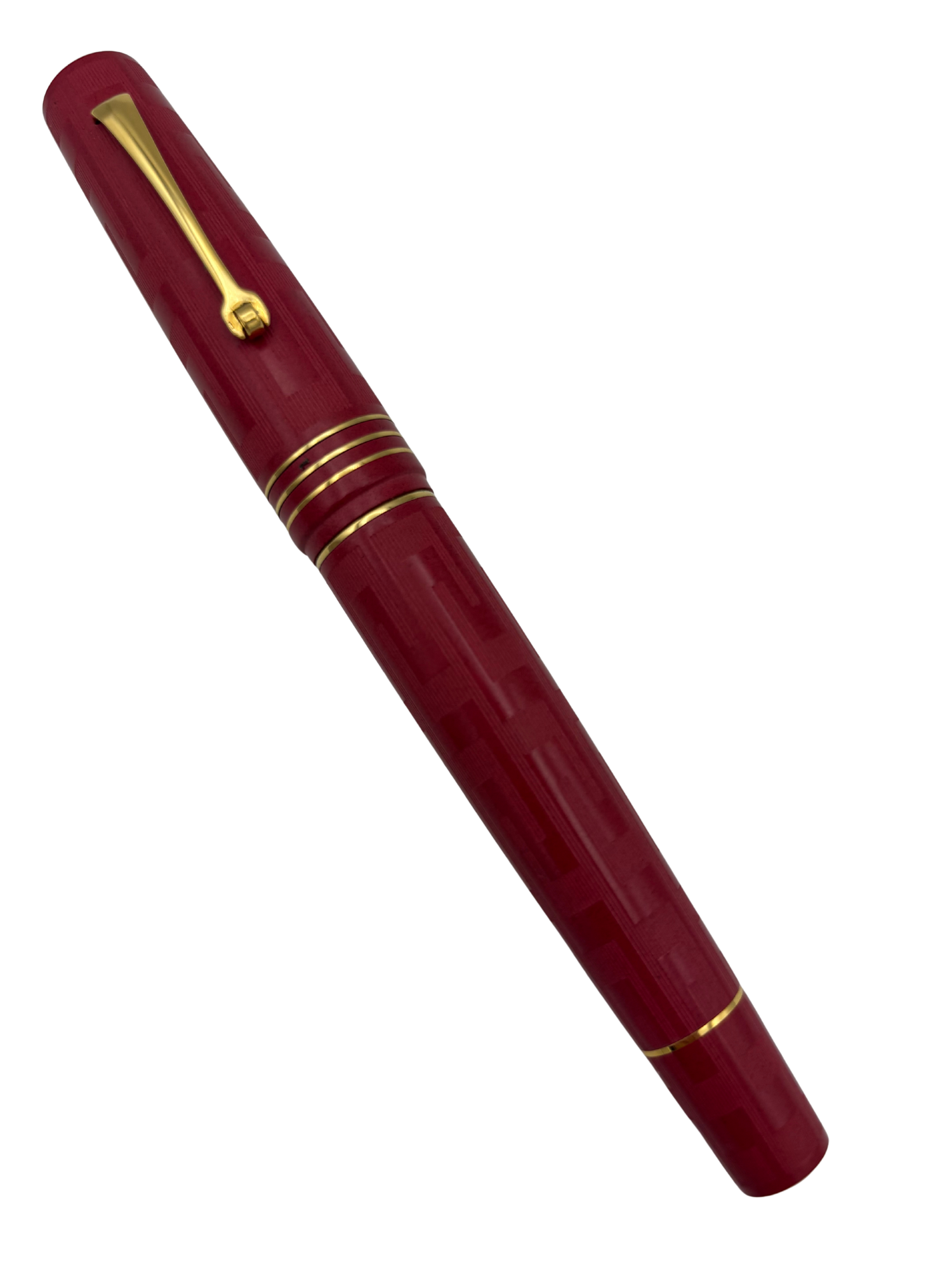 Leonardo Momento Zero Grande Art Deco Red - 14k Medium Nib