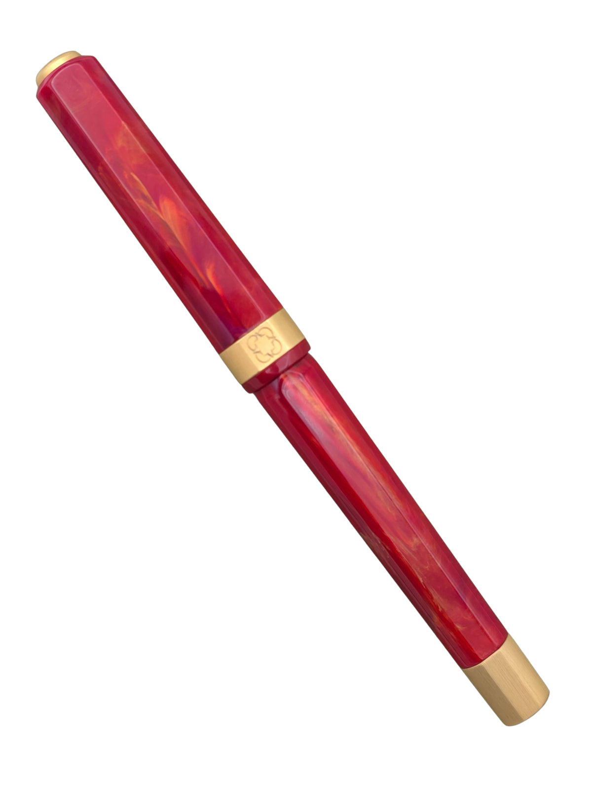 Visconti Opera Red & Gold - Broad Steel Nib - Pre-Owned