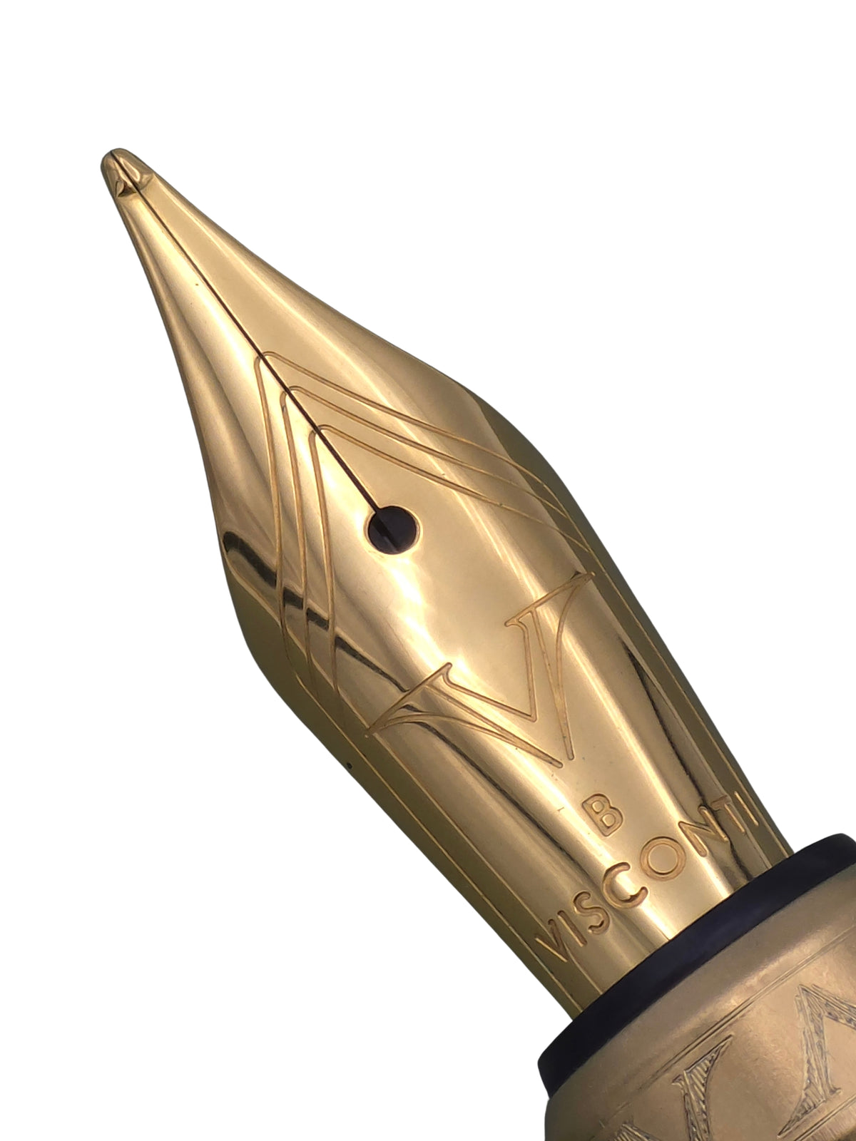 Visconti Opera Red & Gold - Broad Steel Nib - Pre-Owned