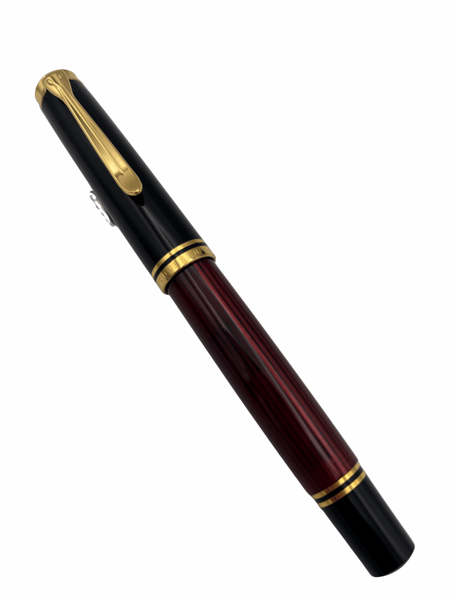 Pelikan Souveran M800 Red Striated - 18C Fine Nib