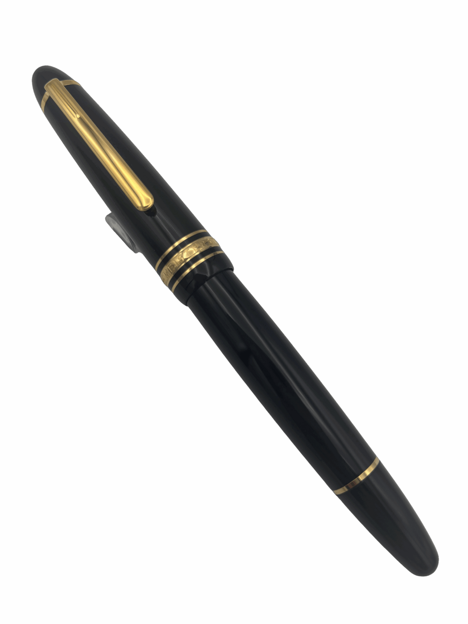 Montblanc 146 Gold Trim Black - 18k Fine Nib