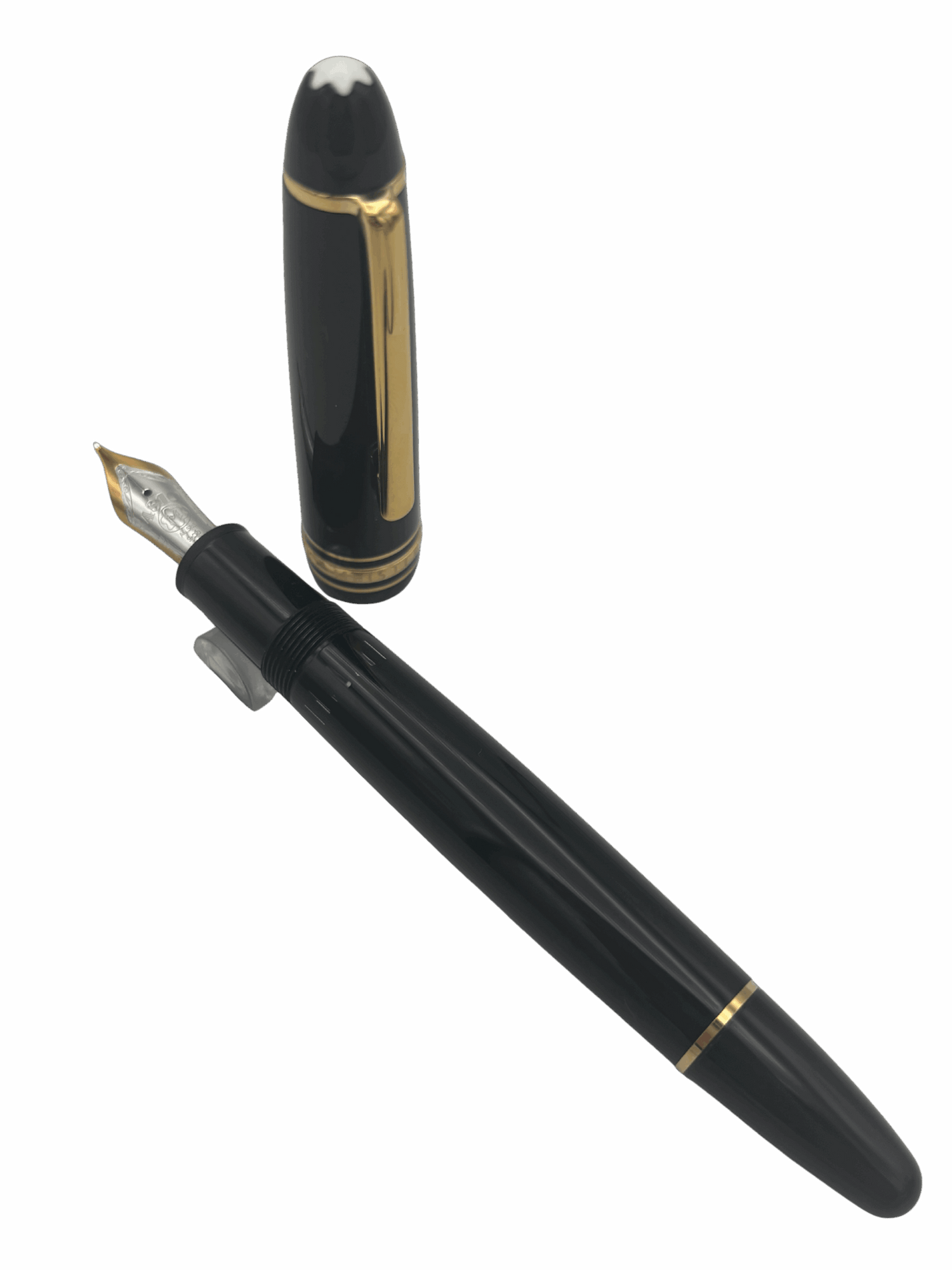 Montblanc 146 Gold Trim Black - 18k Fine Nib