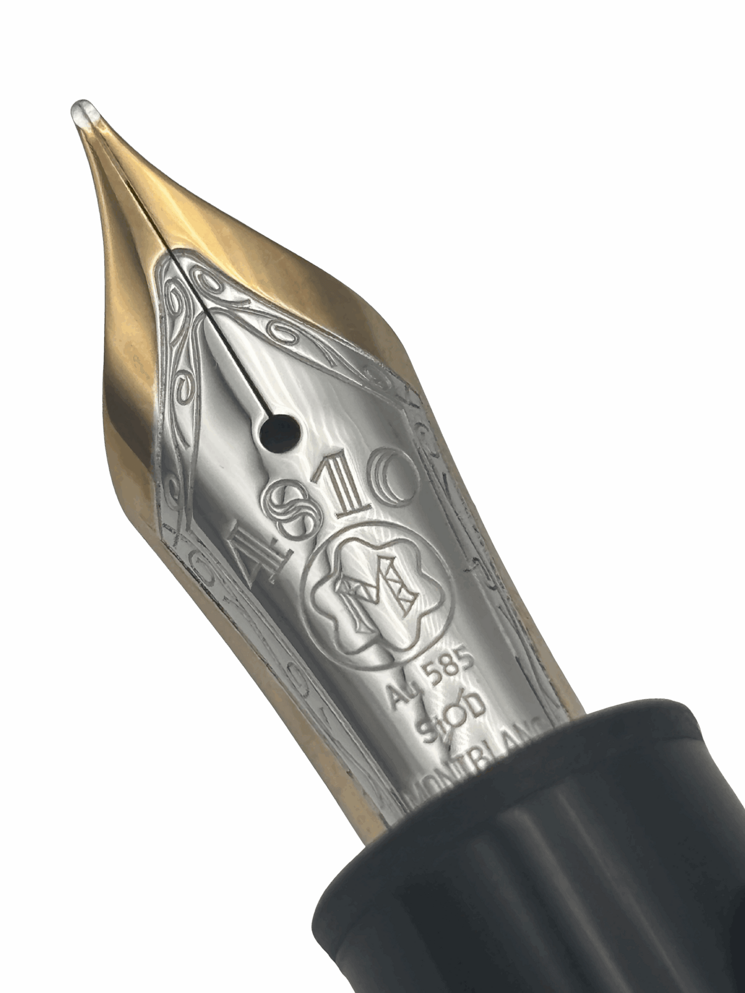 Montblanc 146 PT Black and Silver - 18k Fine Nib