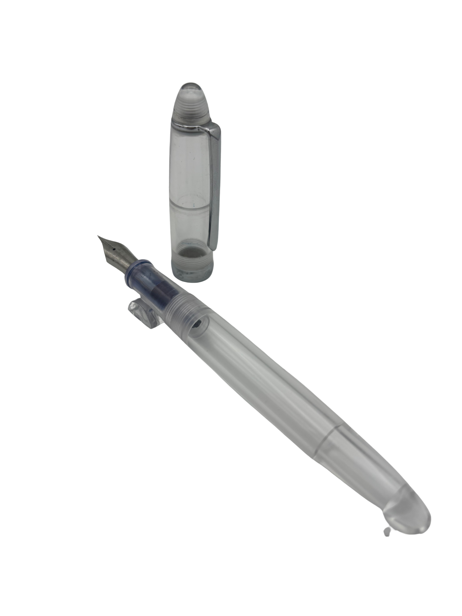 Pen BBS 226 Clear - Fine Nib - Pre-Owned