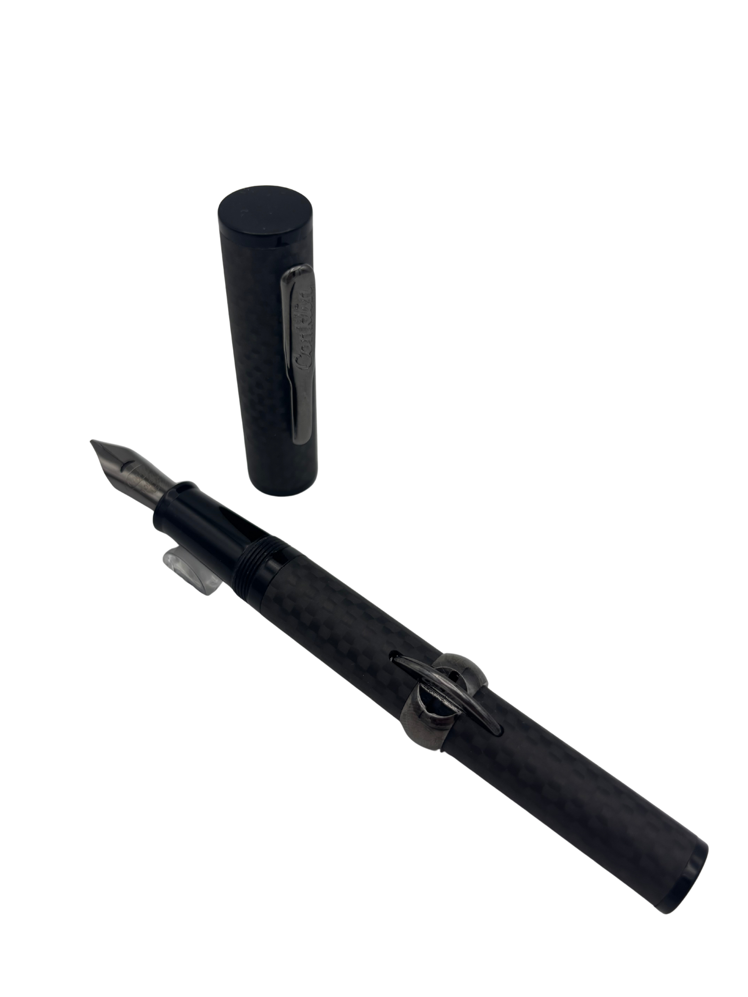 Conklin Mark Twain Carbon Stealth - 1.1 Stub Nib