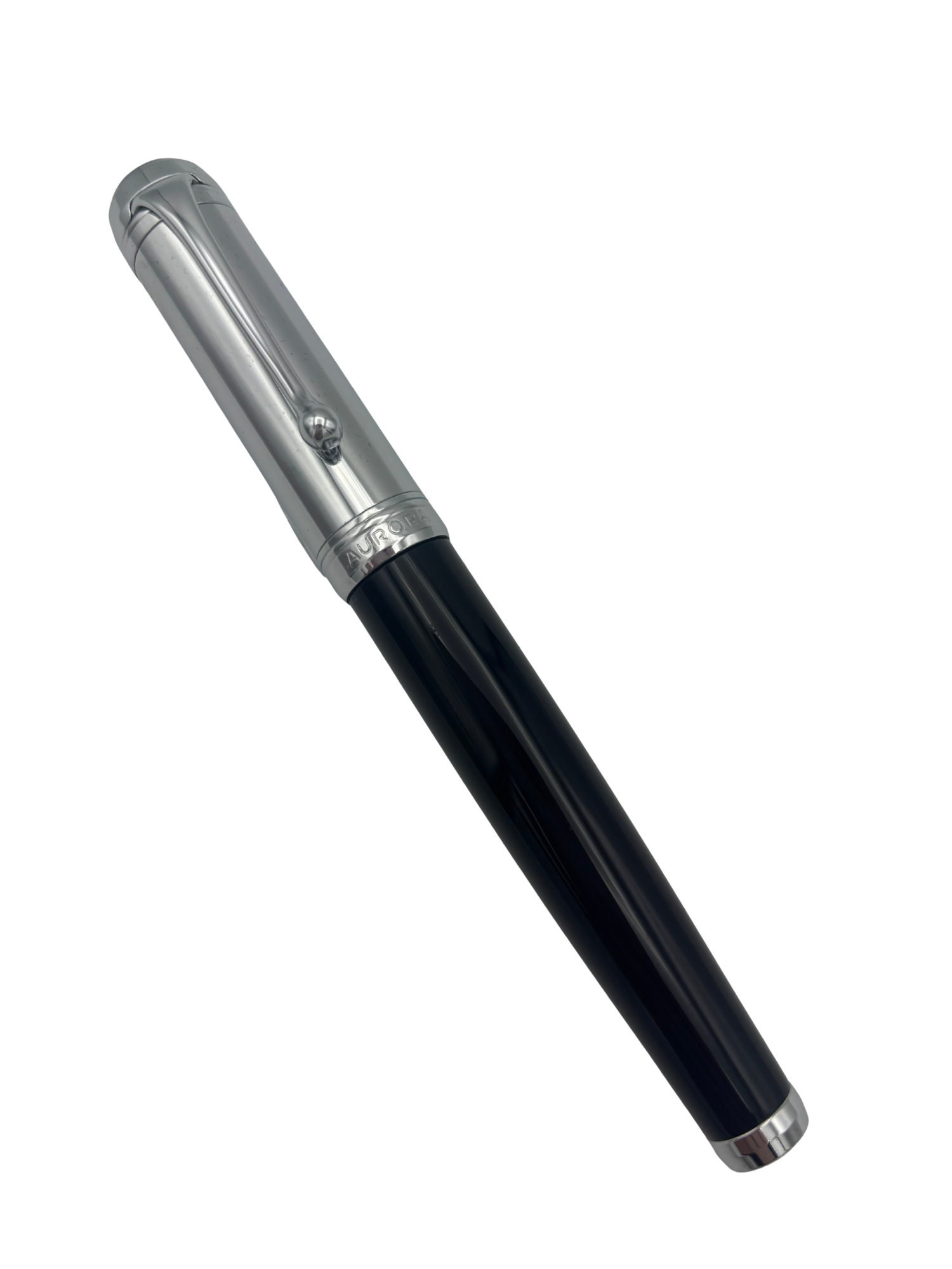 Aurora Talentum Black and Chrome - 14k Fine Nib