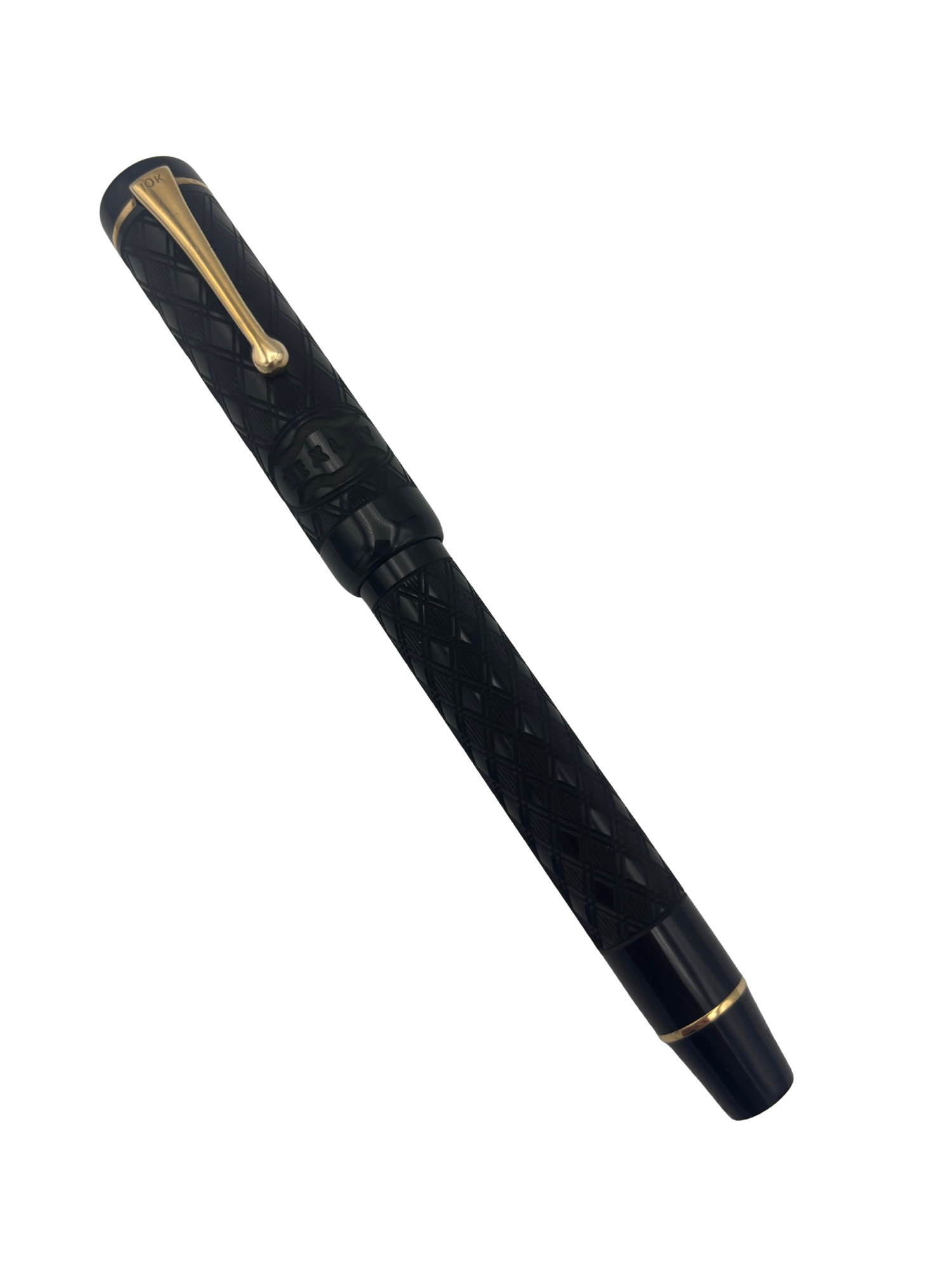 Bexley 5th Anniversary Carved Obsidian LE - 14k Medium Nib