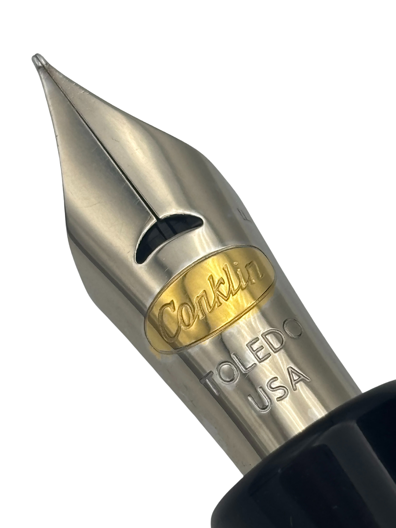 Conklin Glider Chased Black - Fine Nib