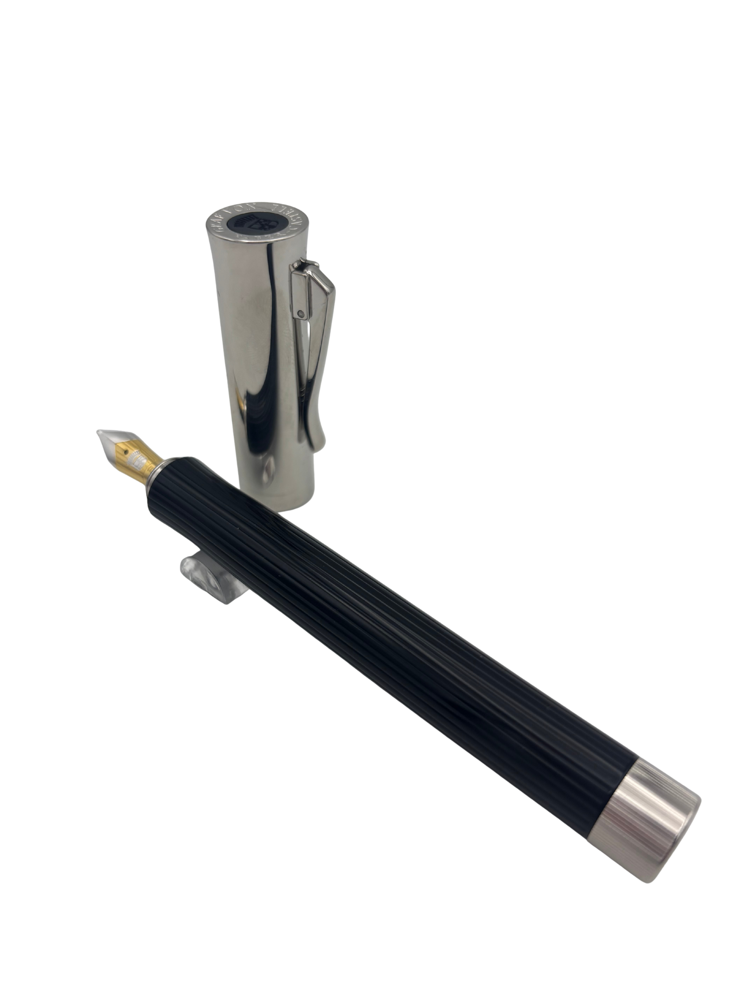 Graf Von Faber Castell Intuition Platino Fluted - 18k Broad Nib