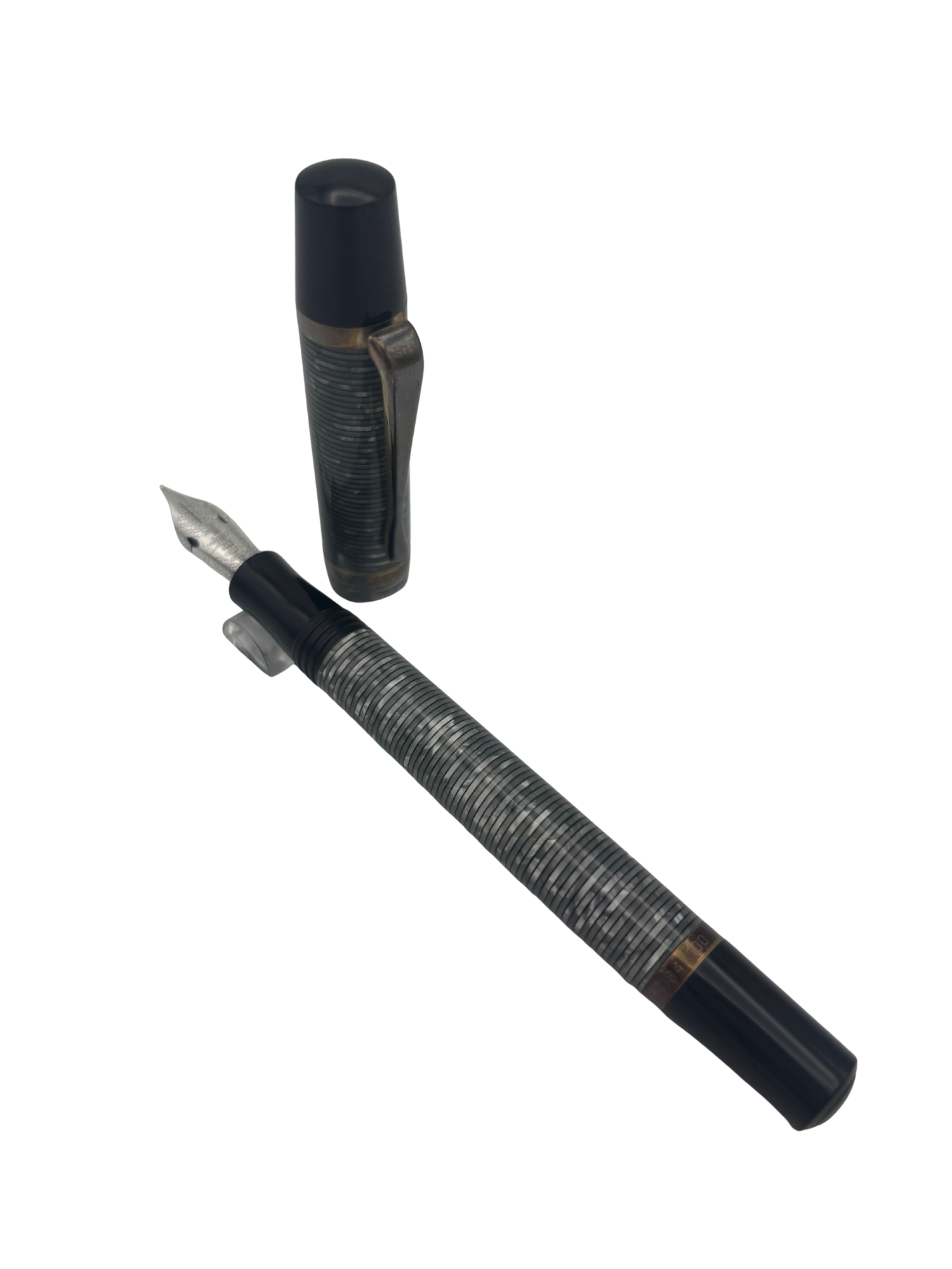 Montegrappa Nazionale Shiny Circles - 14k Extra Fine Nib - Pre-Owned