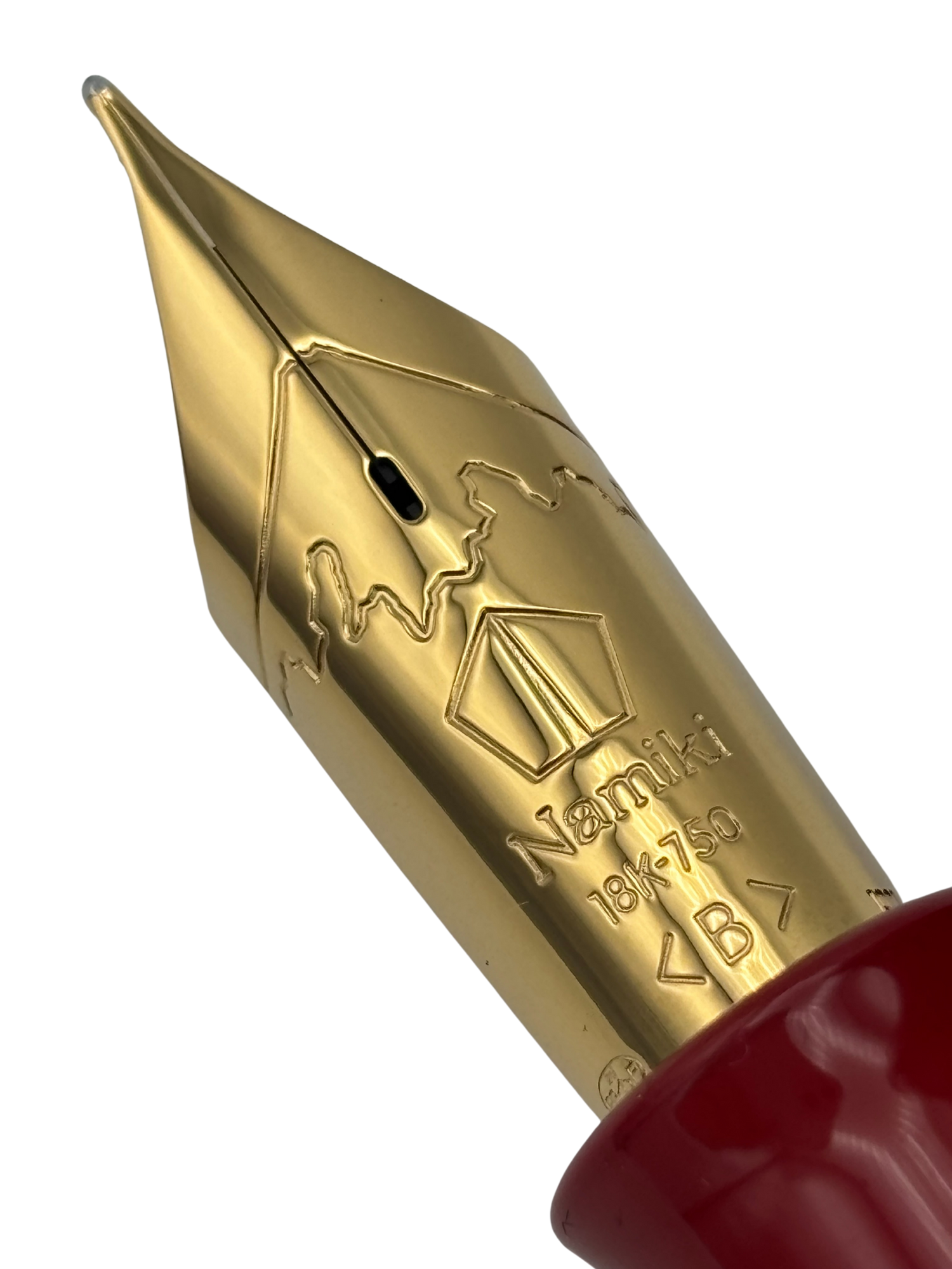 Pilot Namiki No. 50 Emperor Vermilion - 18k Broad Nib - Pre-Owned