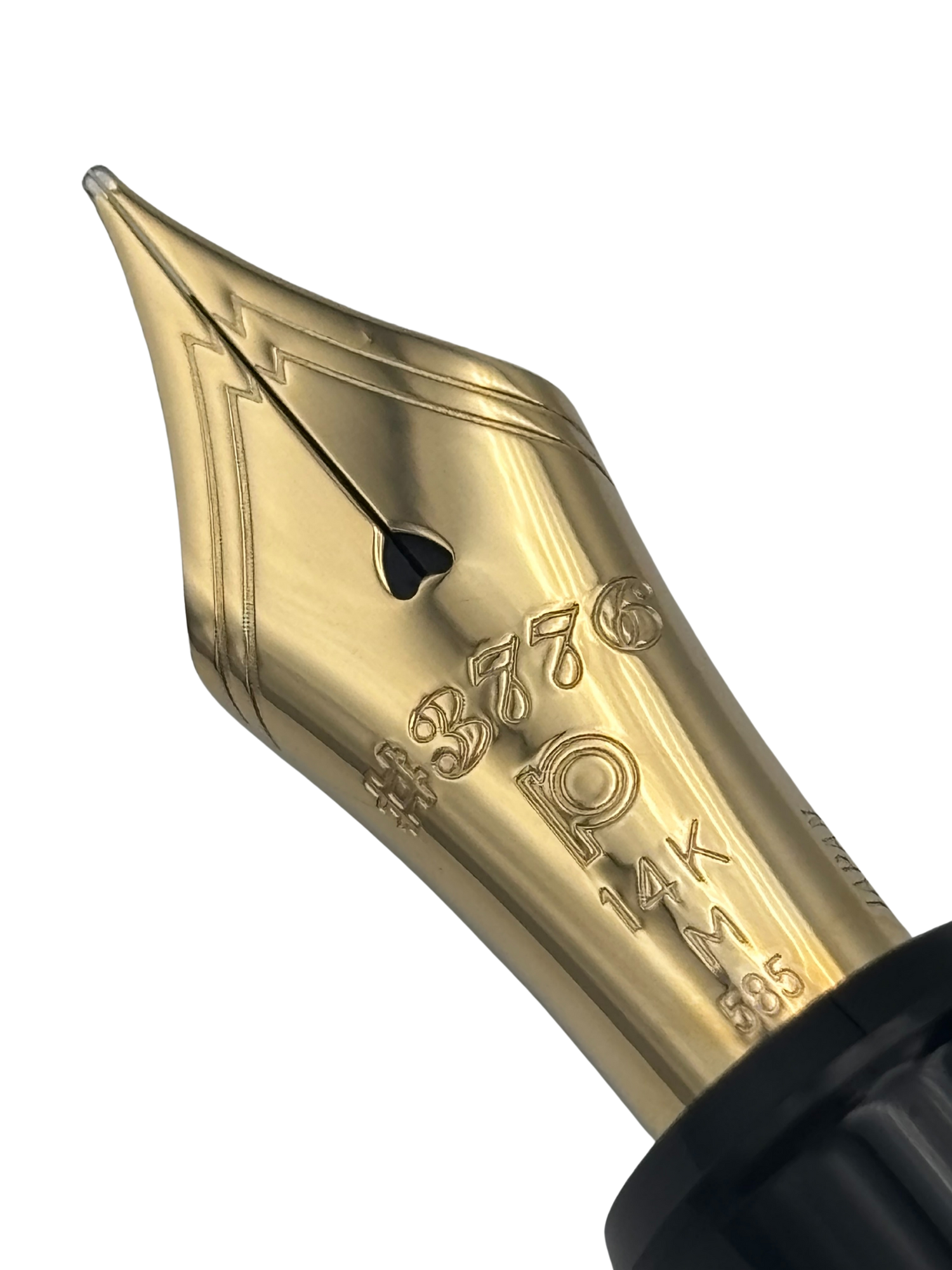 Platinum Century 3776 Black Platinum - 14k Medium Nib - Pre-Owned