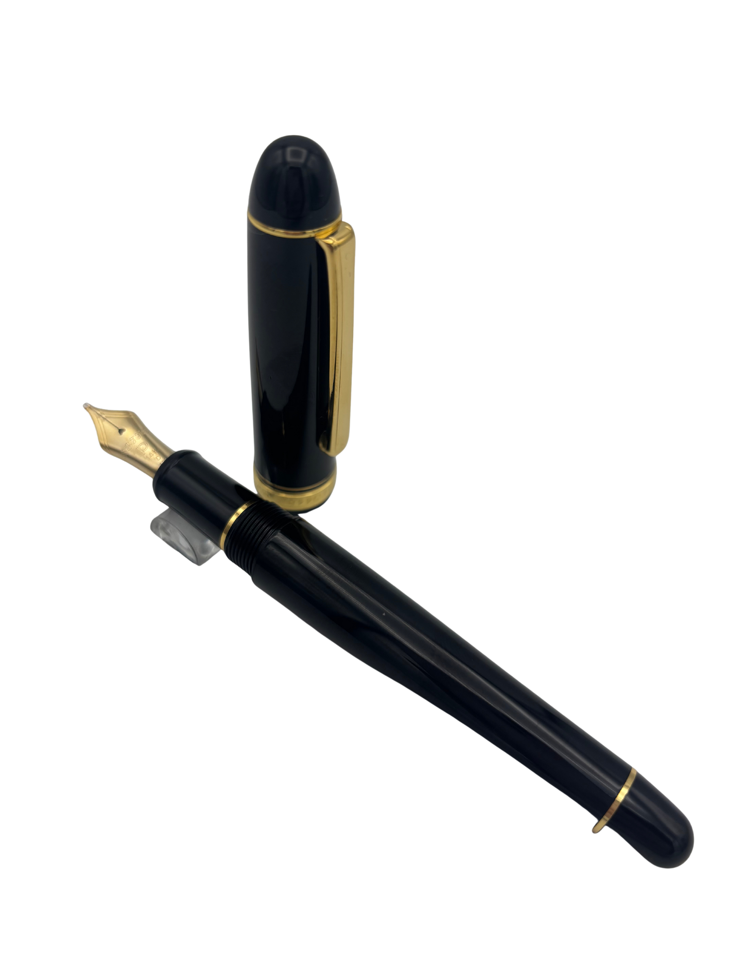 Platinum Century 3776 Black Platinum - 14k Coarse Nib - Pre-Owned