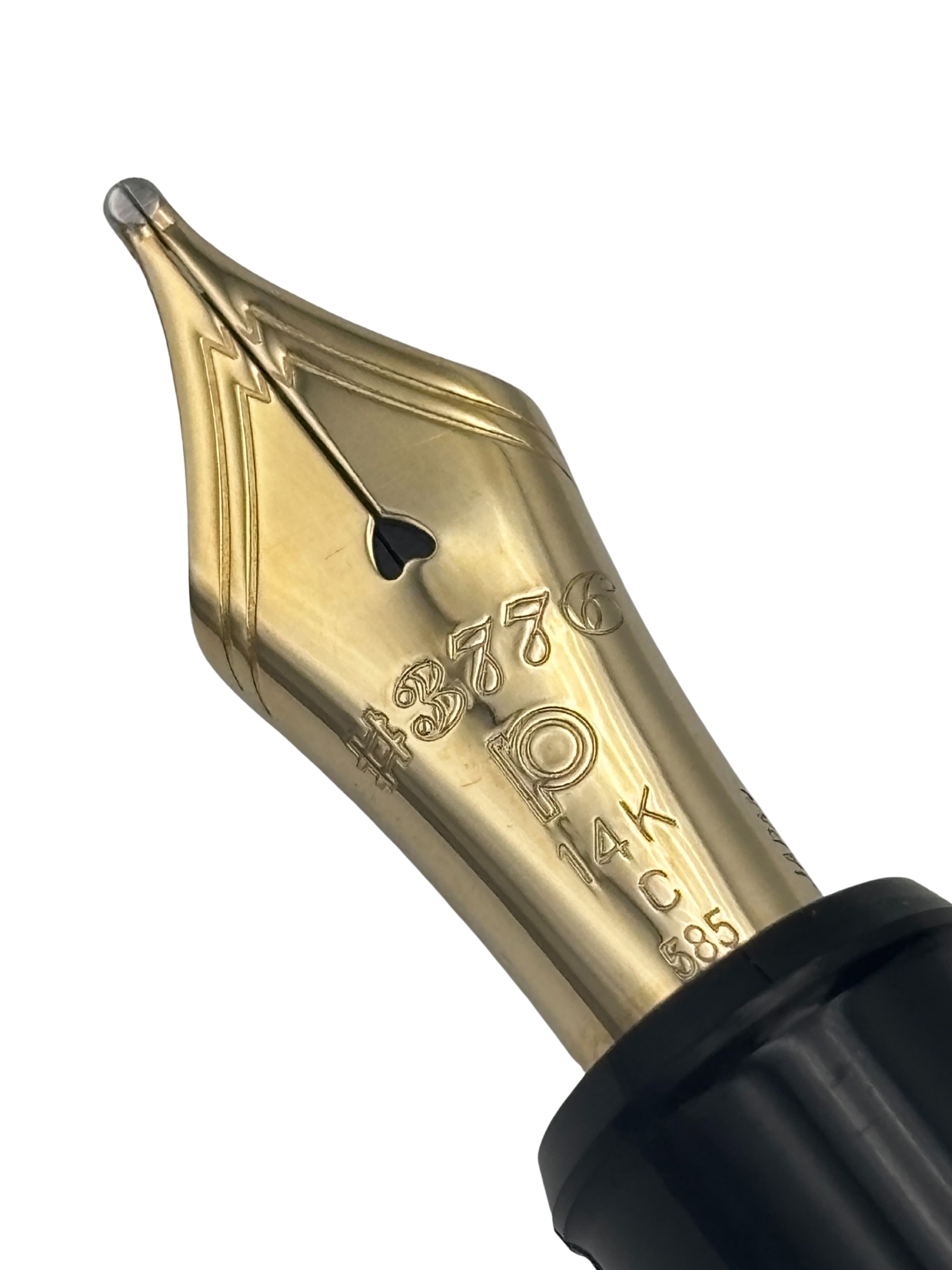 Platinum Century 3776 Black Platinum - 14k Coarse Nib - Pre-Owned