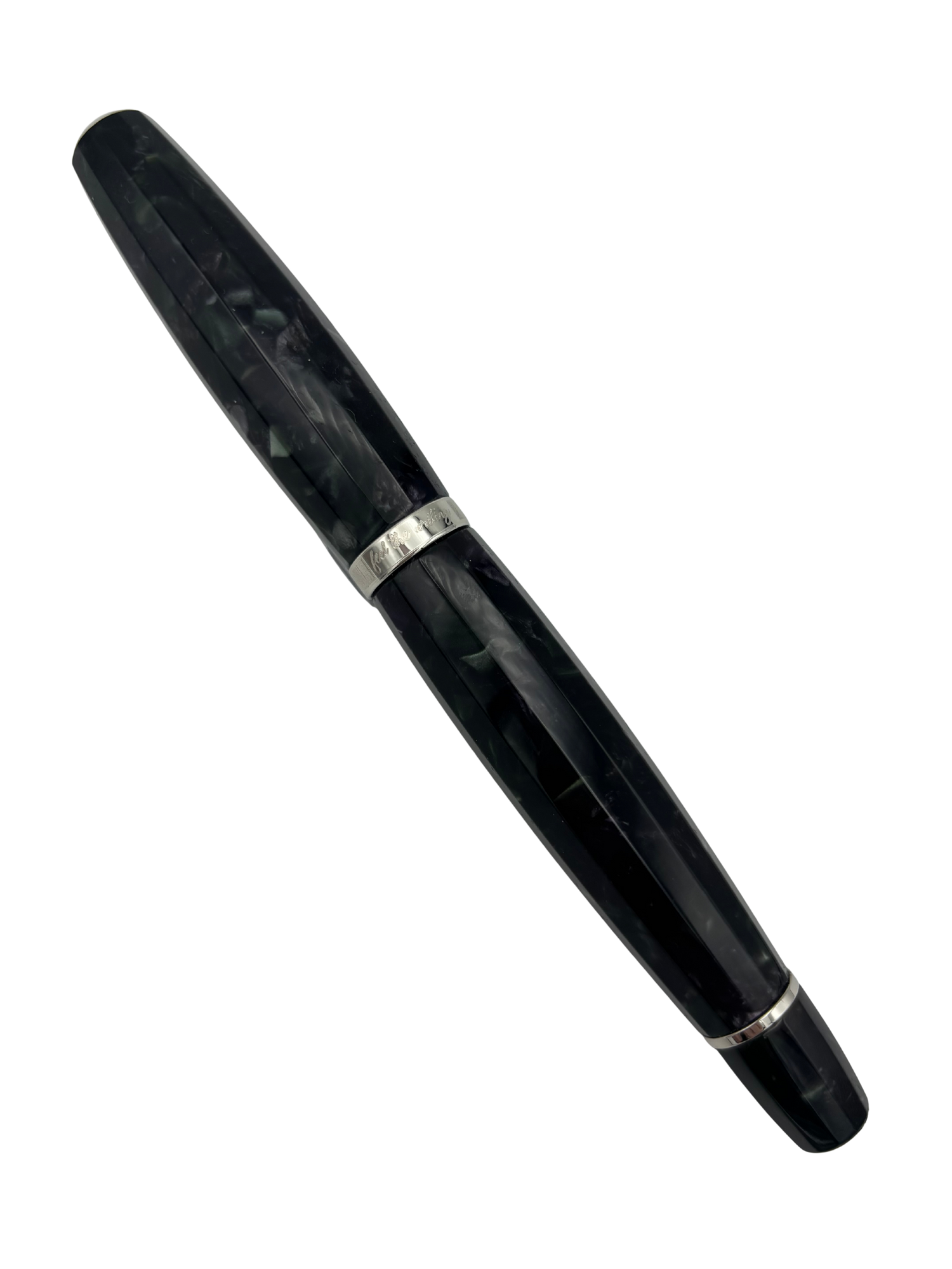 Scribo Feel Fiorita Platinum Trim - Extra Fine Flex Nib