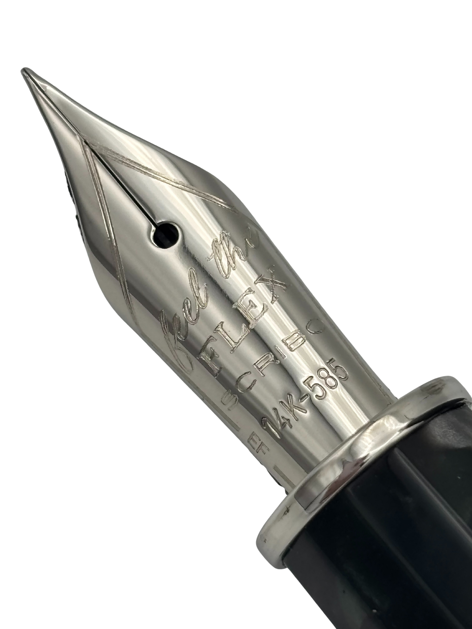 Scribo Feel Fiorita Platinum Trim - Extra Fine Flex Nib