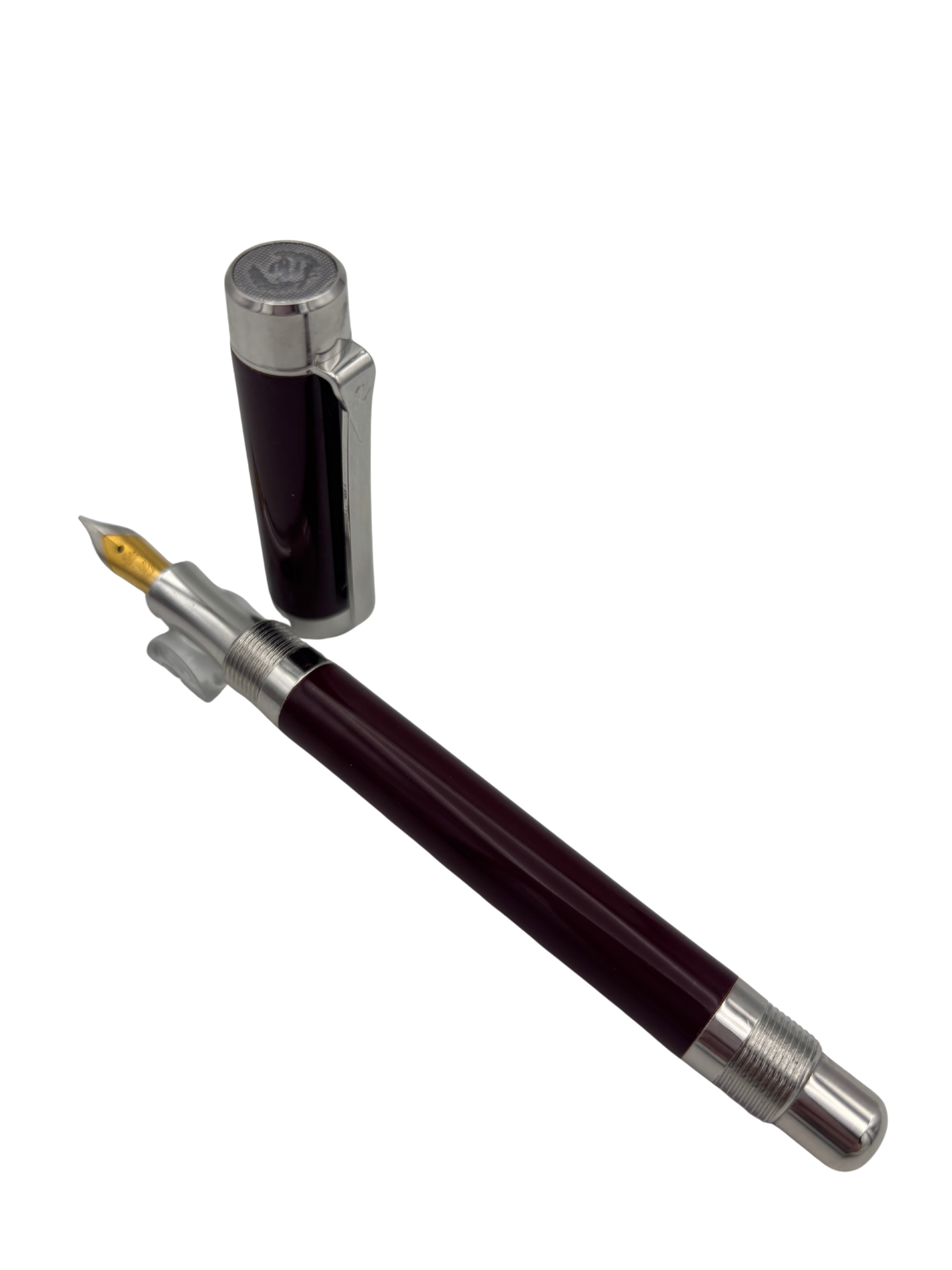 Laban PF-900 Red Lacquer - Fine Iridium Nib