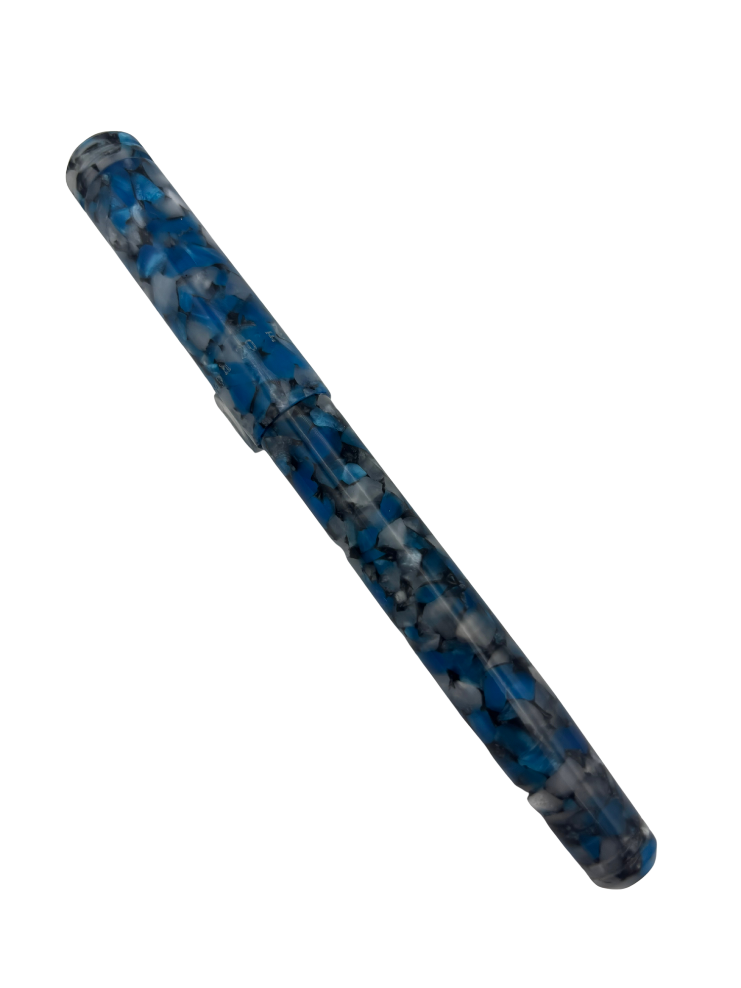 Franklin Christoph Model 20 Blue Marble - Fine Steel Nib