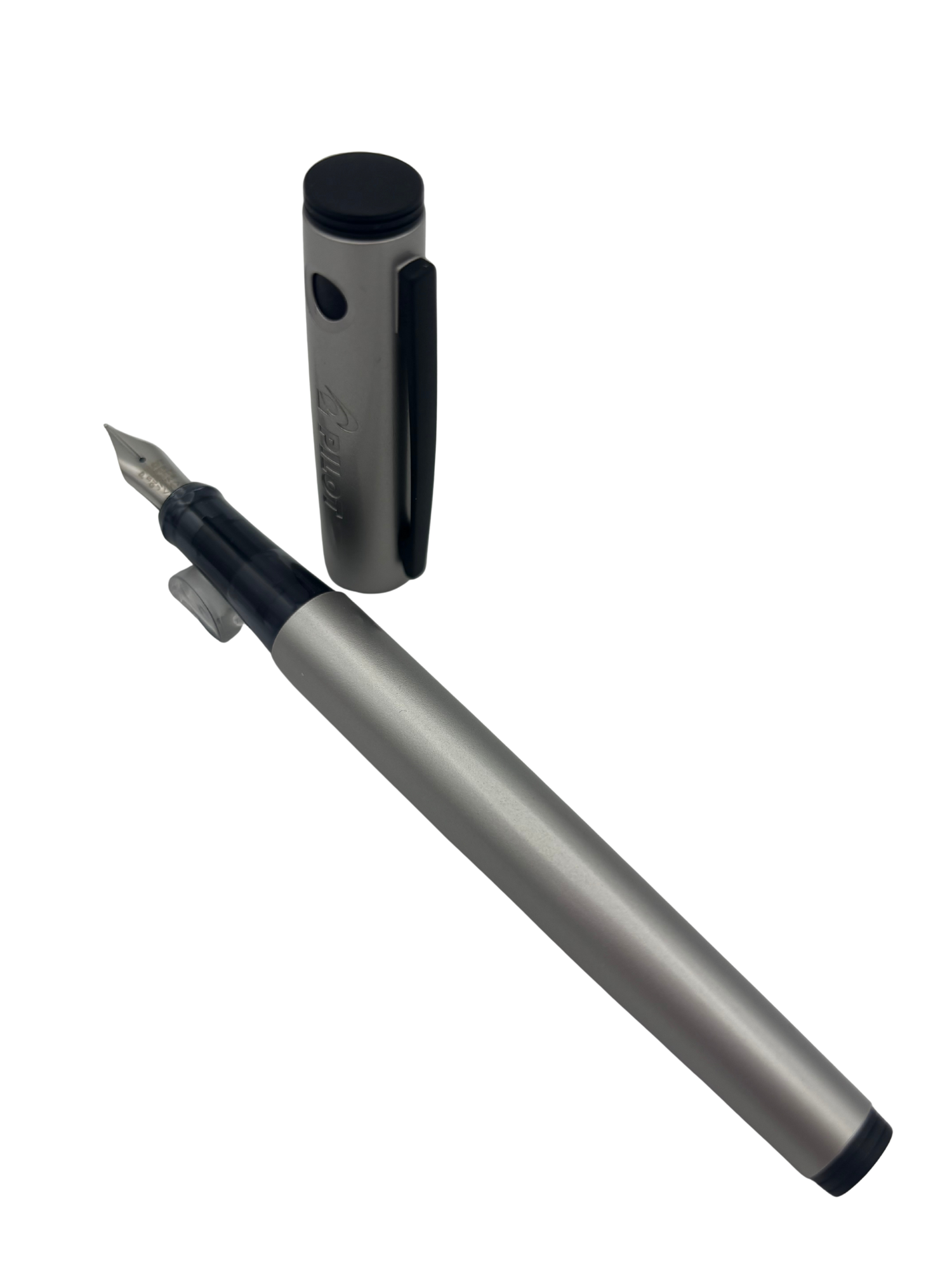 Pilot Explorer Silver - Medium Steel Nib - Pre-Owned