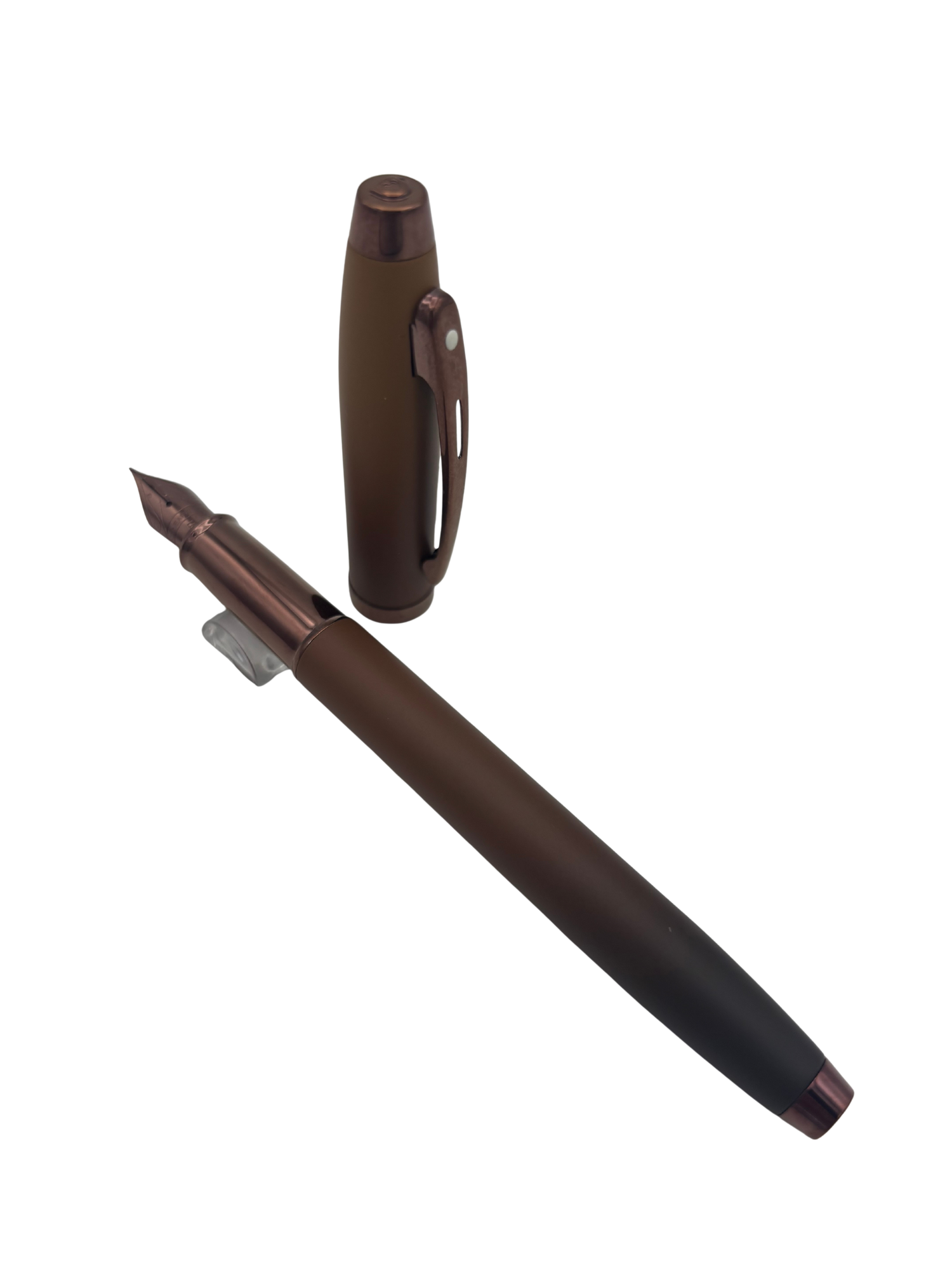 Sheaffer 100 Coffee - Fine Steel Nib - Pre-Owned