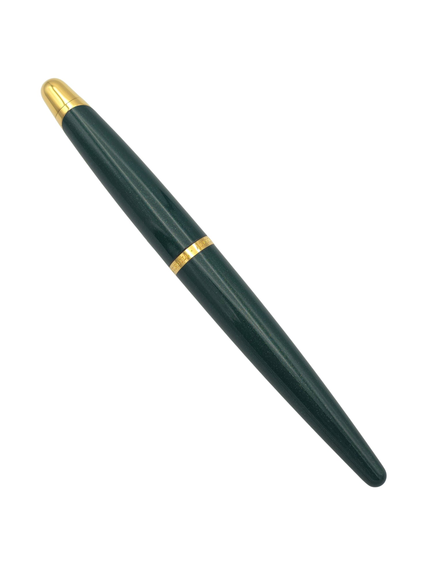 Alfred Dunhill AD2000 Metallic Green GT - 18k Medium Nib - Pre-Owned